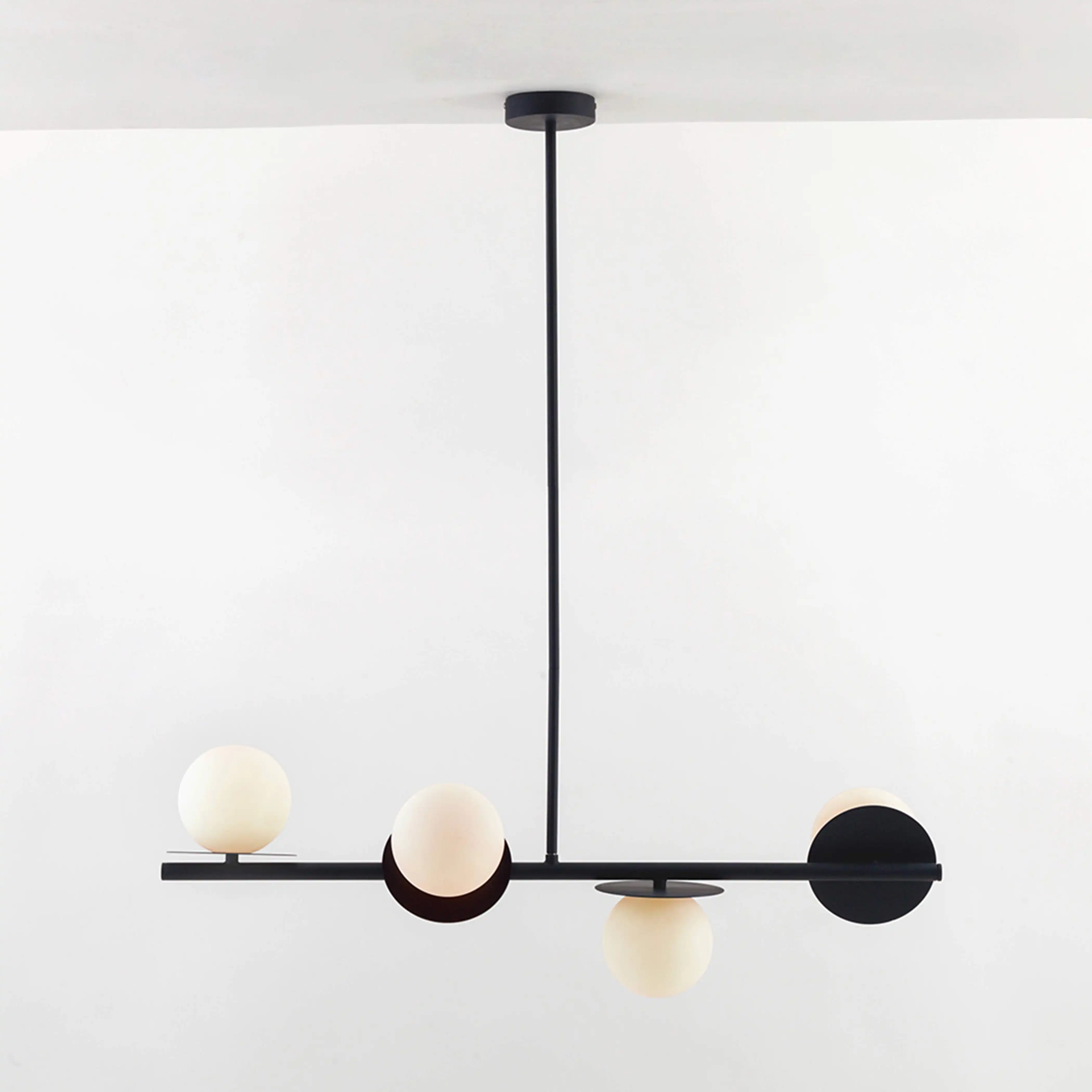 houseof 4 Plate Pendant Light | Charcoal - Image 3