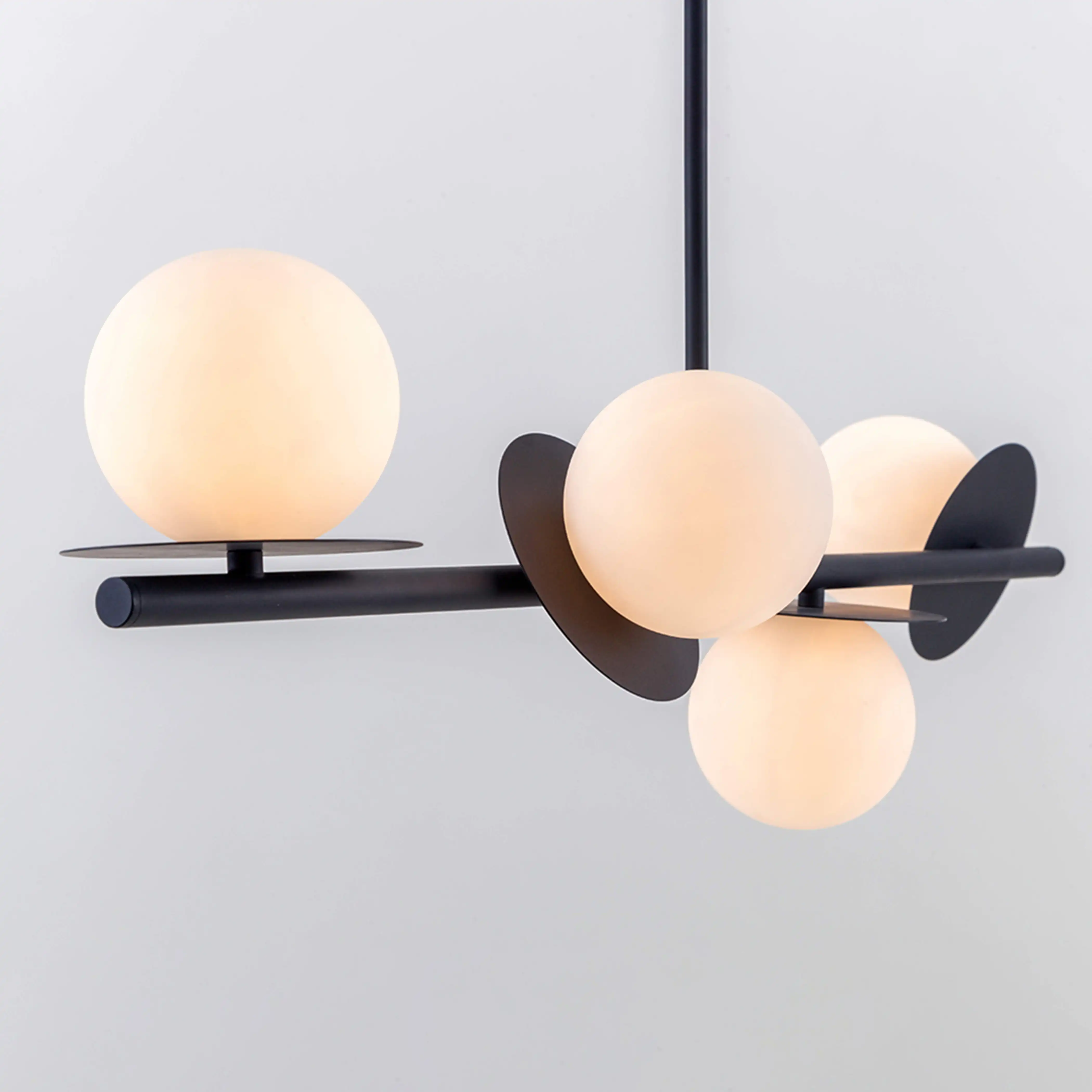 houseof 4 Plate Pendant Light | Charcoal - Image 7