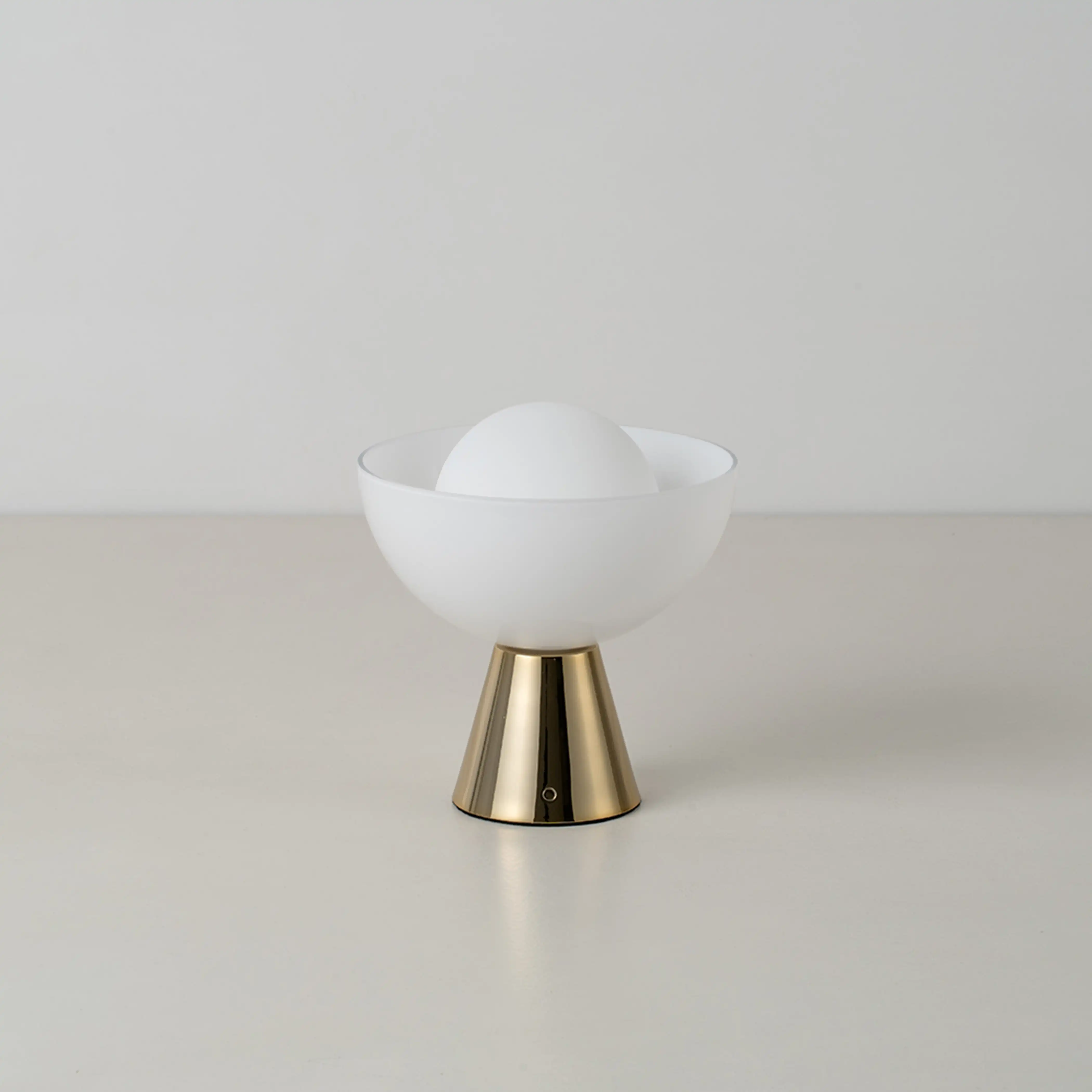 houseof Bowl Cordless Table Lamp | Brass - Image 2