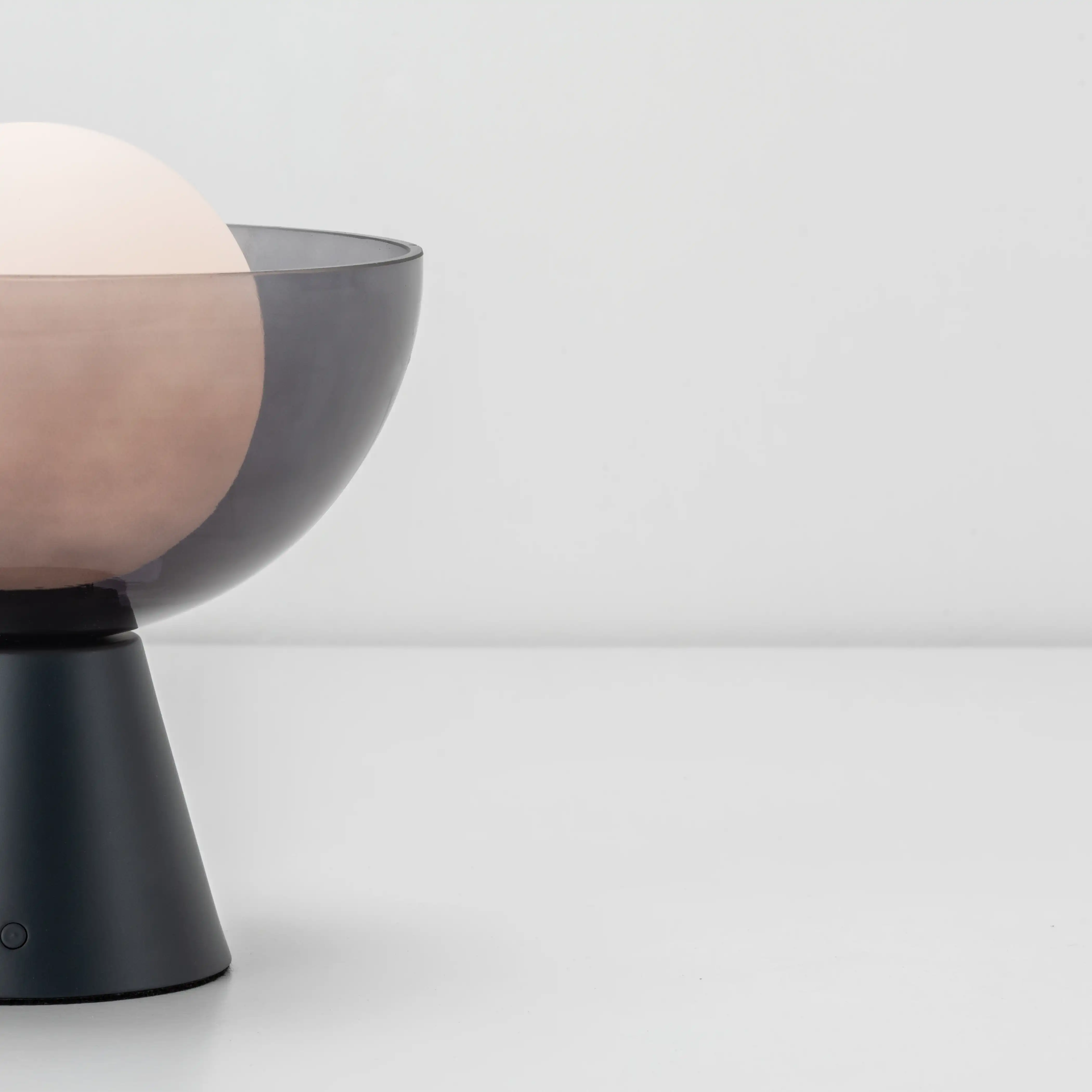 houseof Bowl Cordless Table Lamp | Charcoal - Image 6
