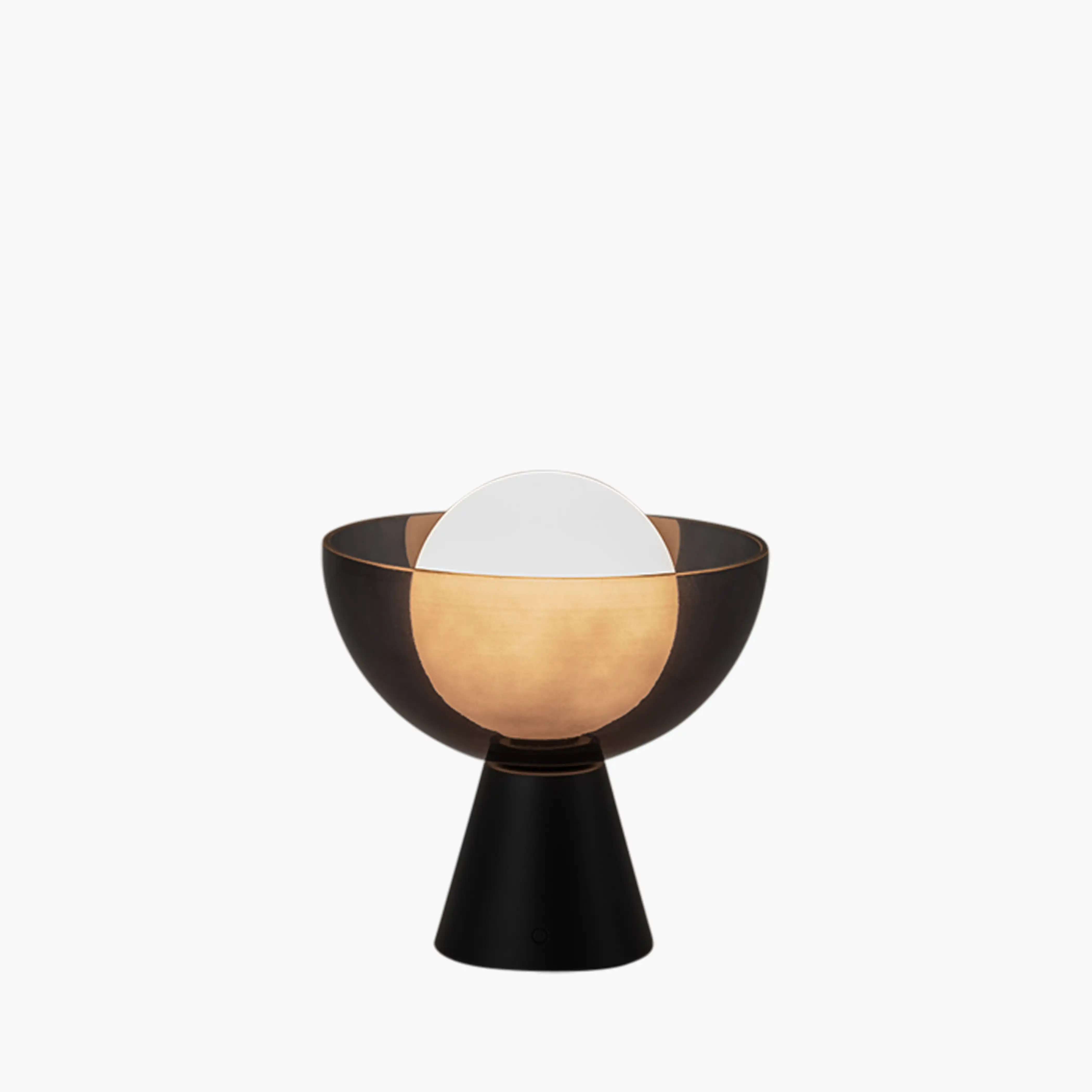 houseof Bowl Cordless Table Lamp | Charcoal - Image 7