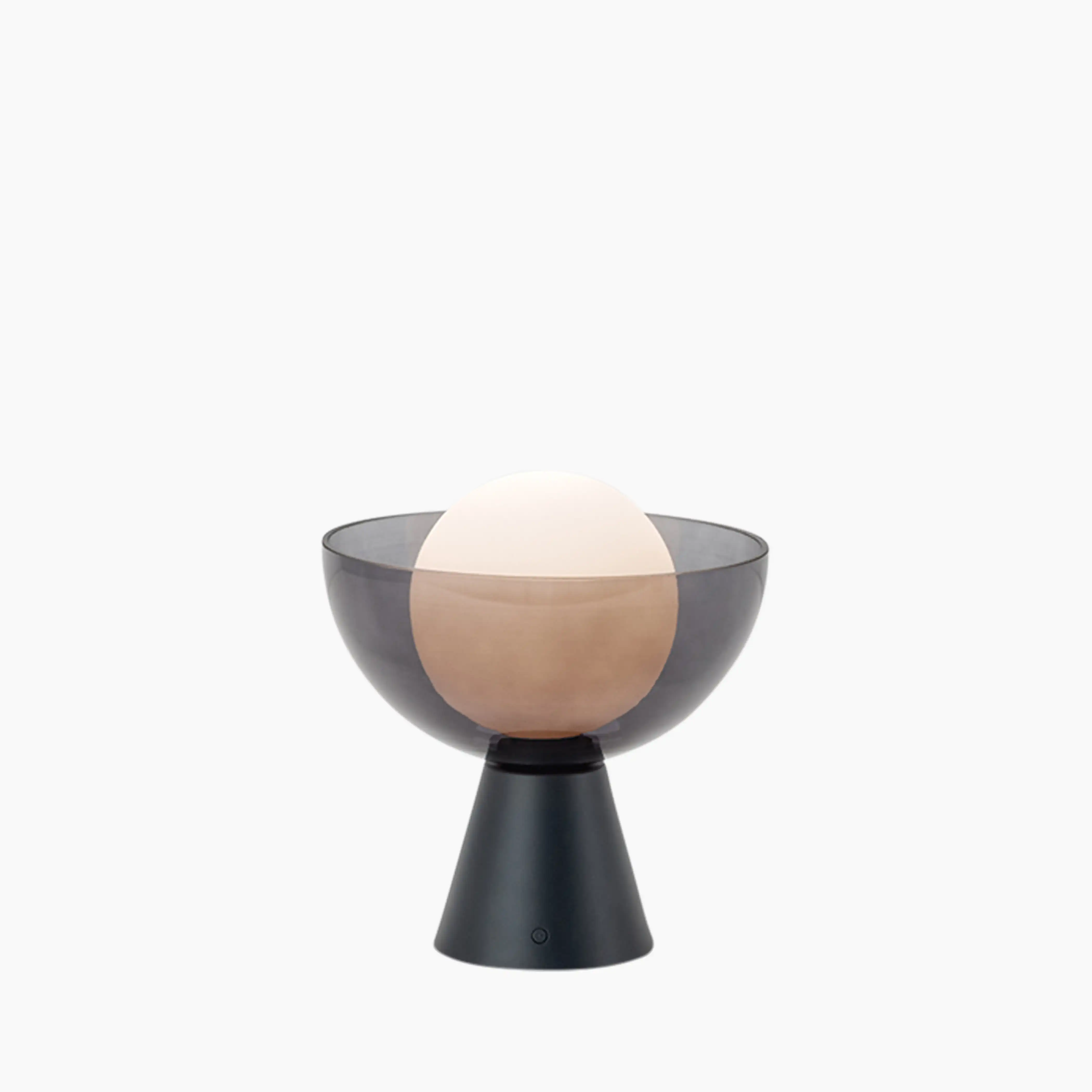 houseof Bowl Cordless Table Lamp | Charcoal - Image 9