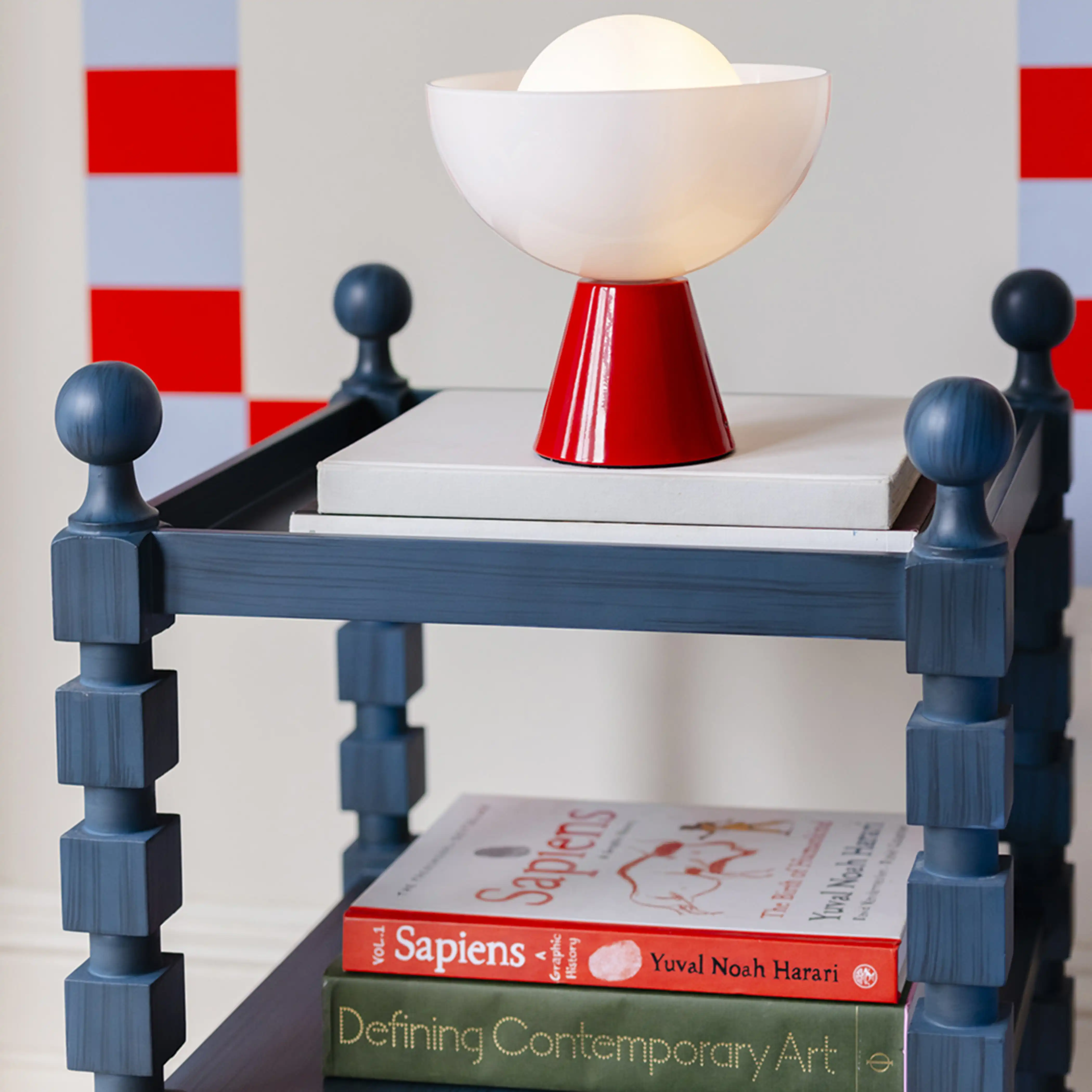 houseof Bowl Cordless Table Lamp | Jam Red - Image 12
