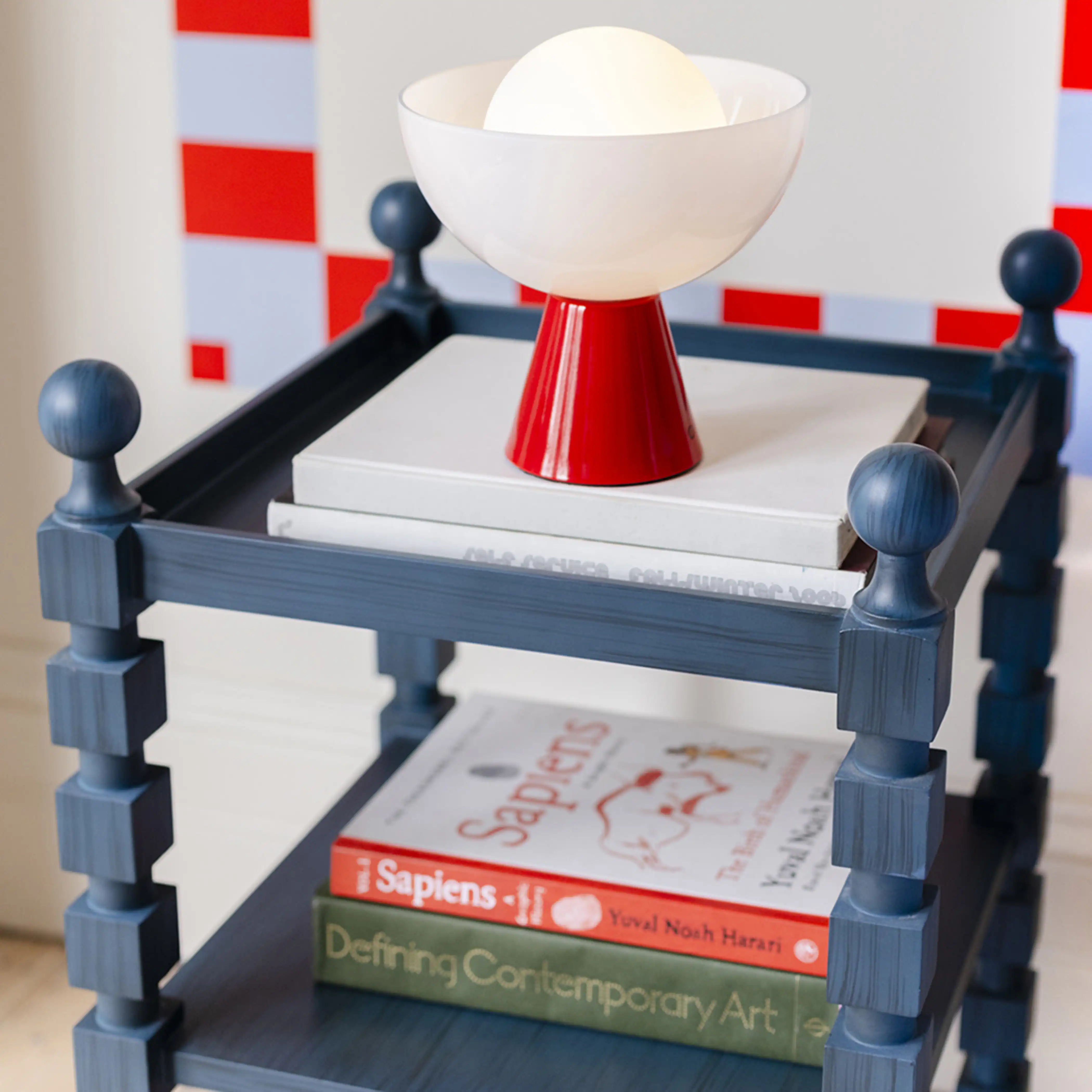 houseof Bowl Cordless Table Lamp | Jam Red - Image 13