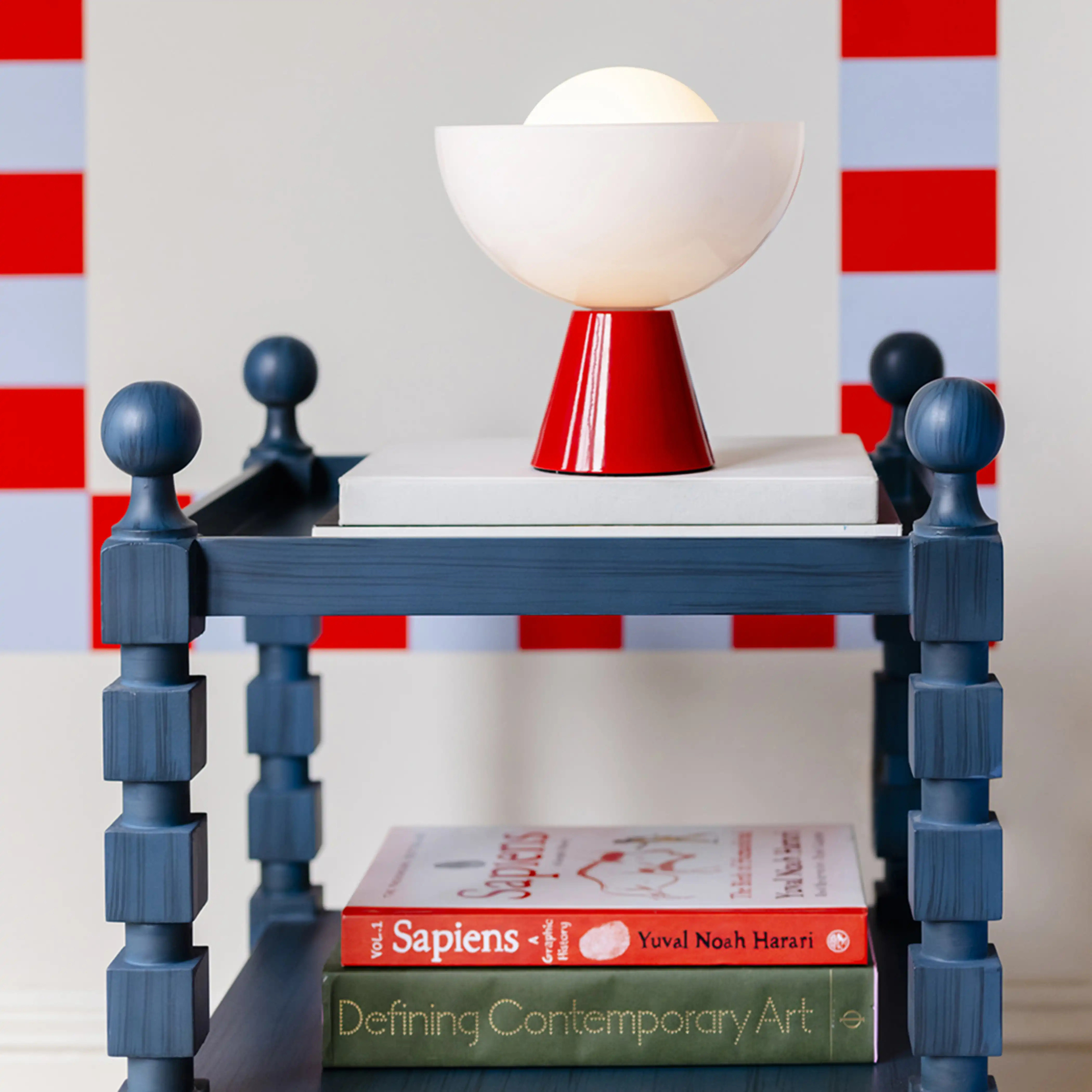 houseof Bowl Cordless Table Lamp | Jam Red - Image 14