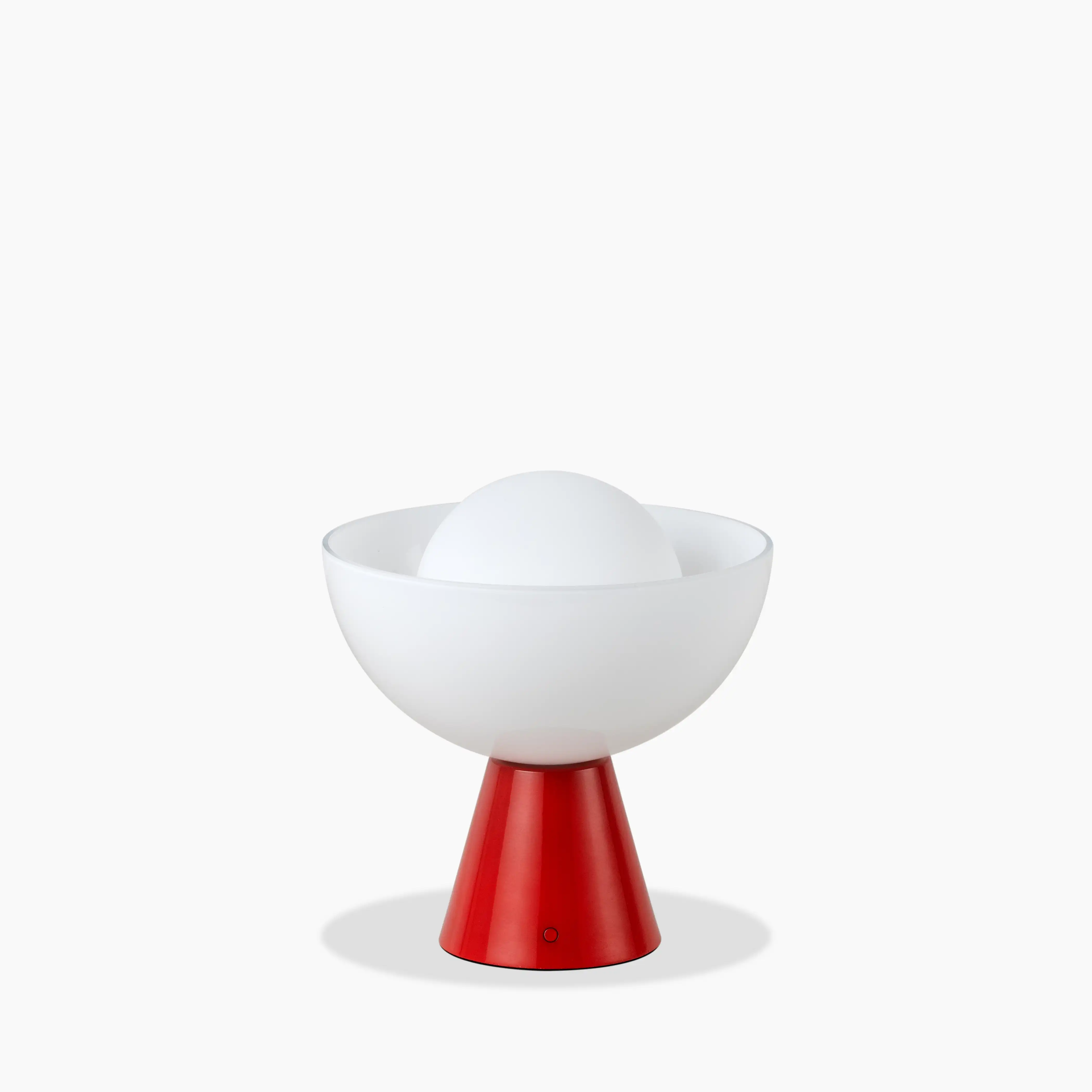 houseof Bowl Cordless Table Lamp | Jam Red - Image 2