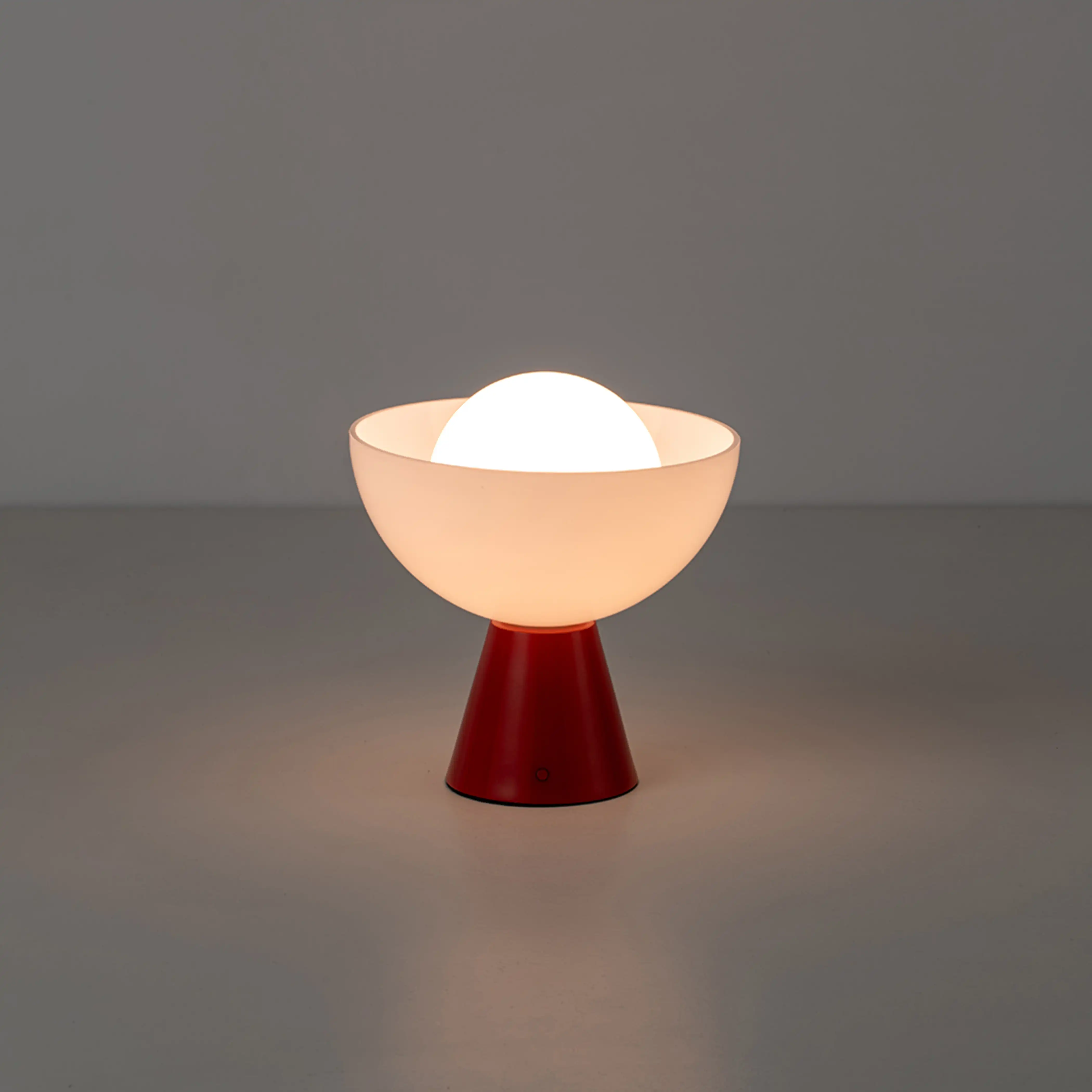 houseof Bowl Cordless Table Lamp | Jam Red - Image 5