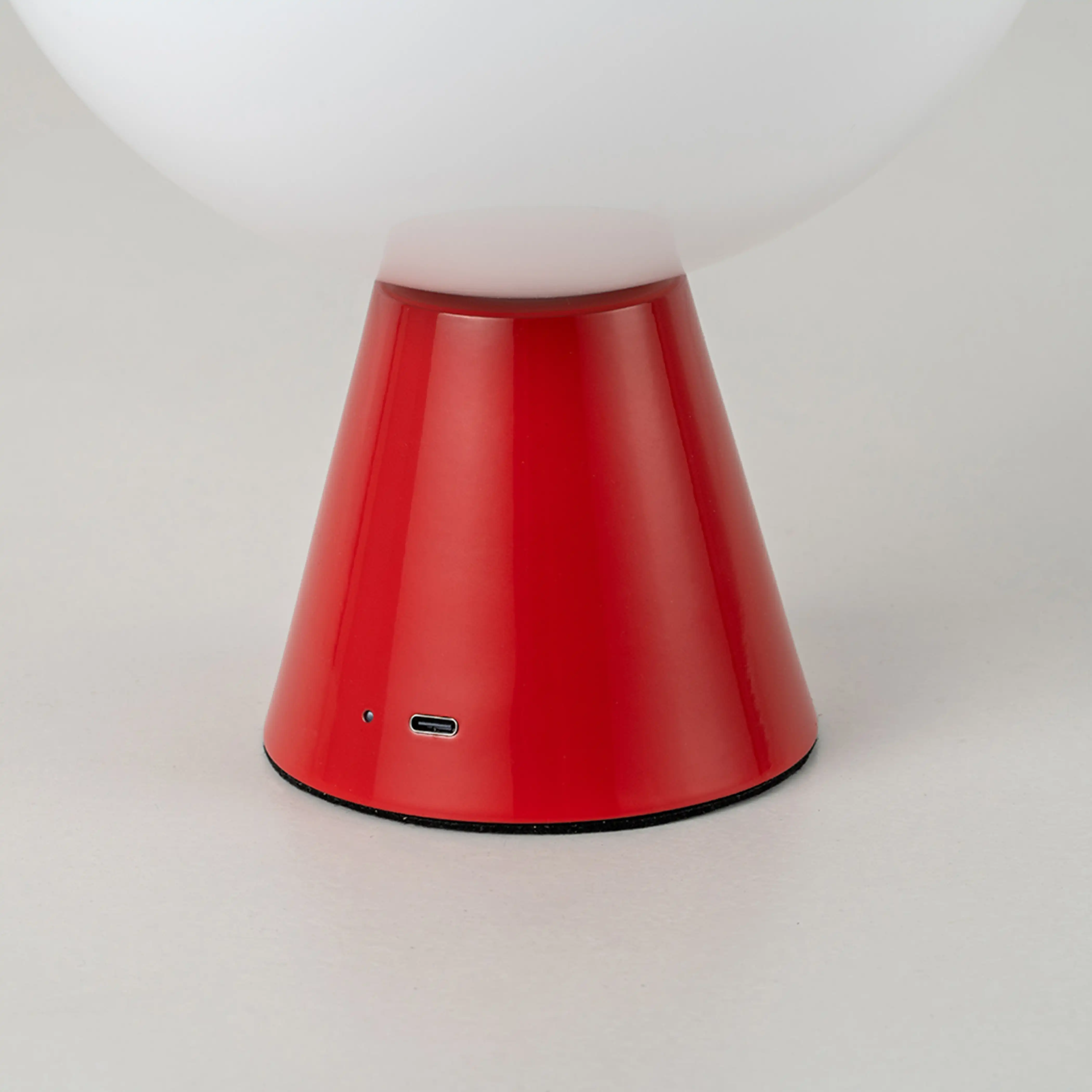 houseof Bowl Cordless Table Lamp | Jam Red - Image 8