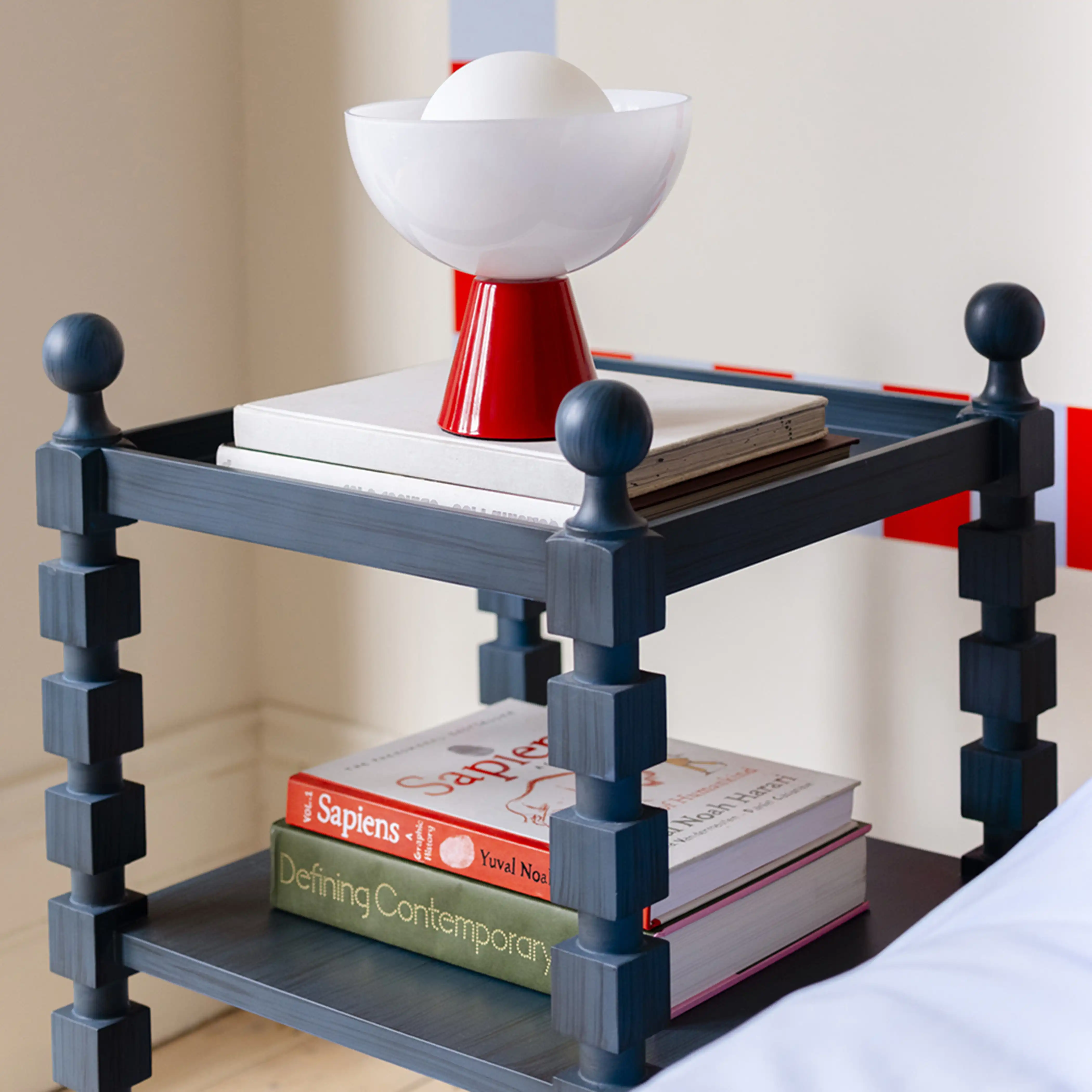 houseof Bowl Cordless Table Lamp | Jam Red - Image 9