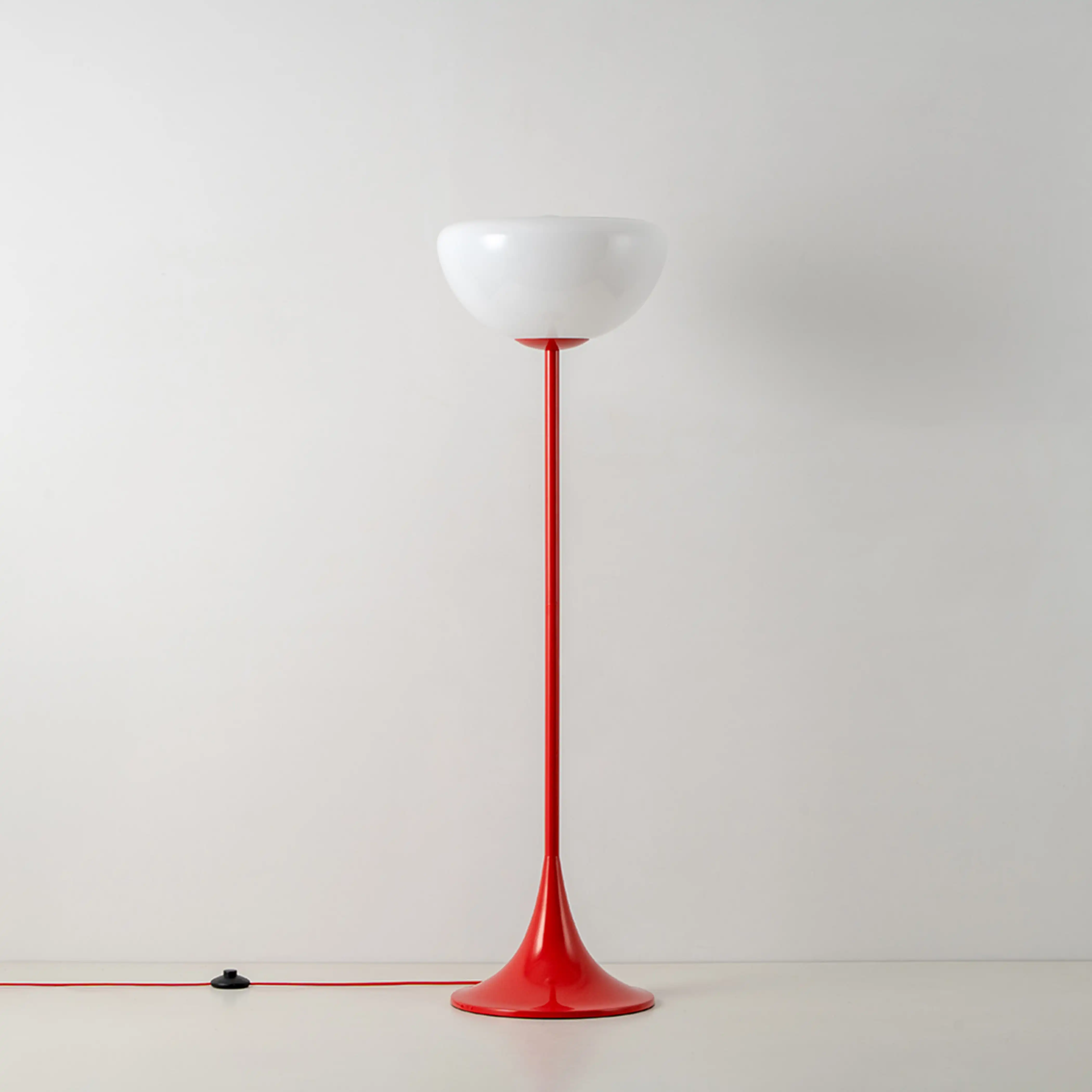 houseof Bowl Floor Lamp | Jam Red - Image 2