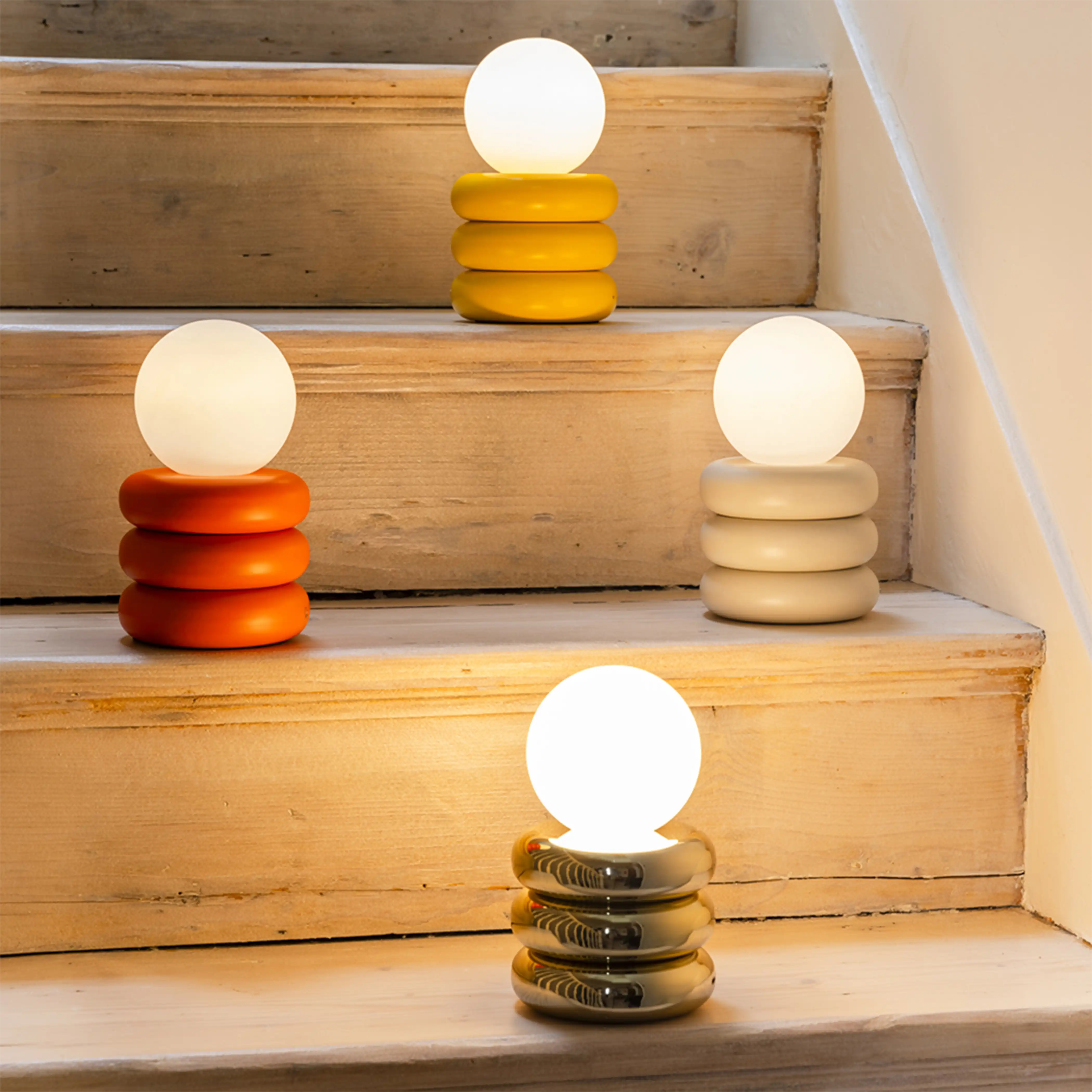houseof Cordless Table Lamp | Orange Peel - Image 2