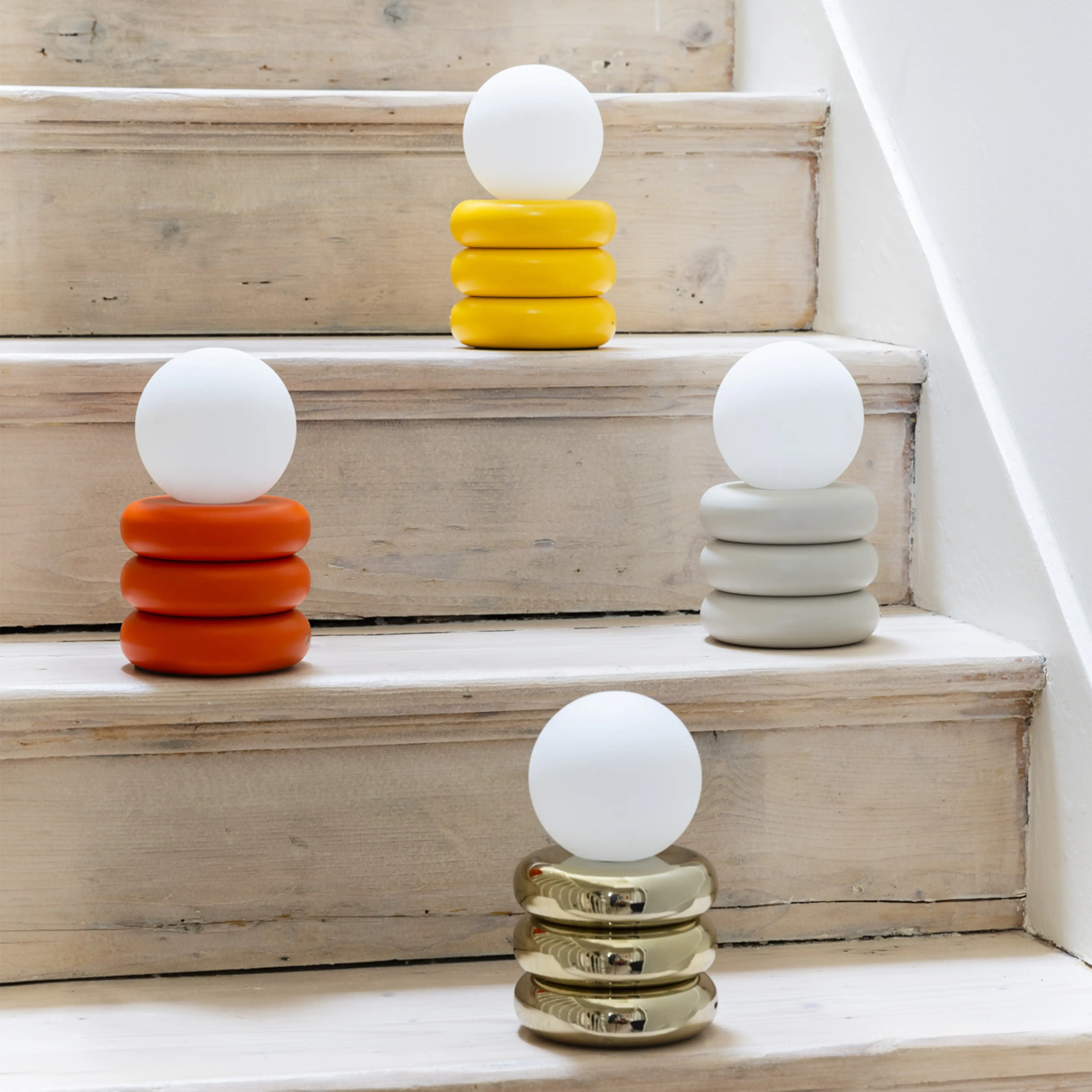 houseof Cordless Table Lamp | Orange Peel - Image 6