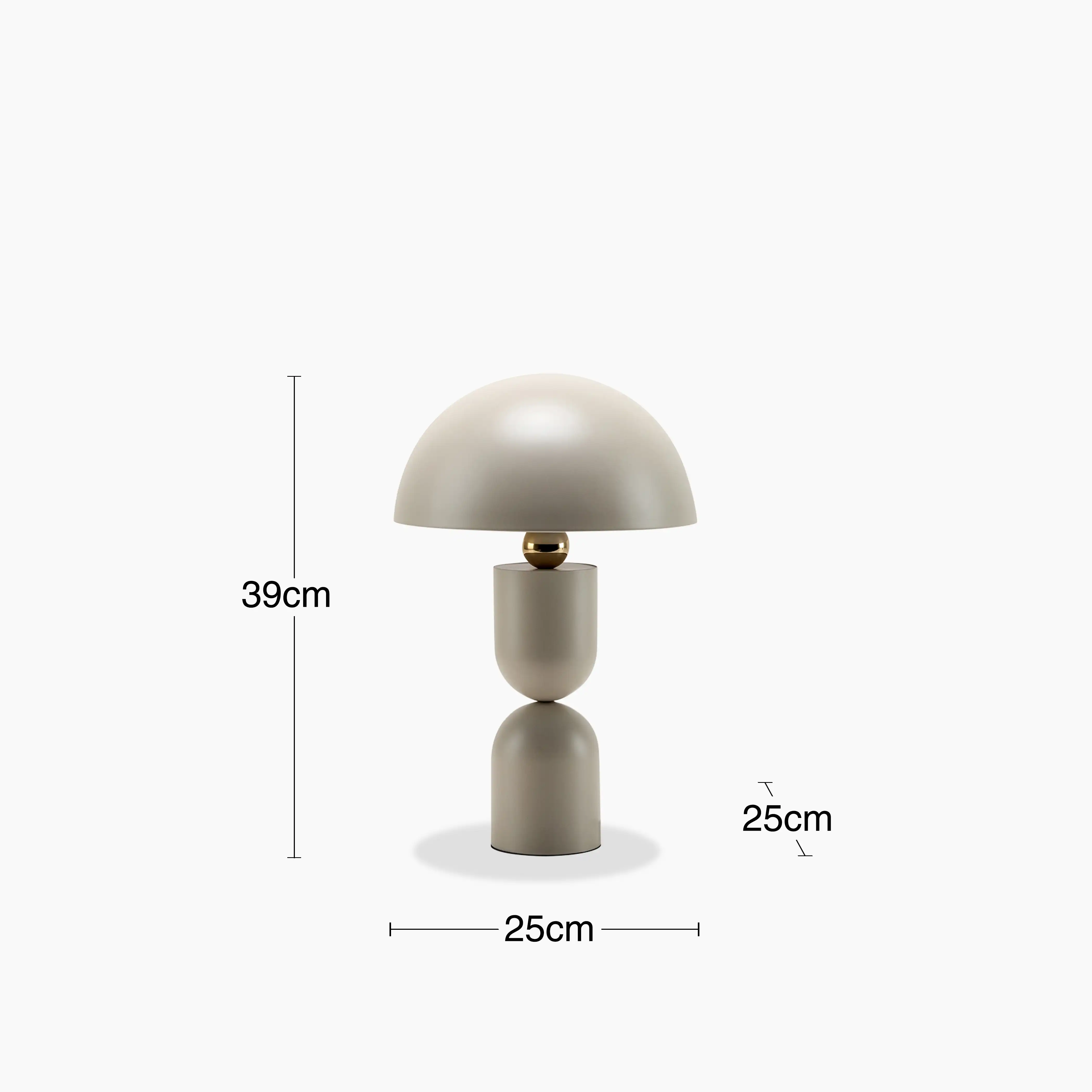 houseof Mushroom Table Lamp | Sand - Image 8
