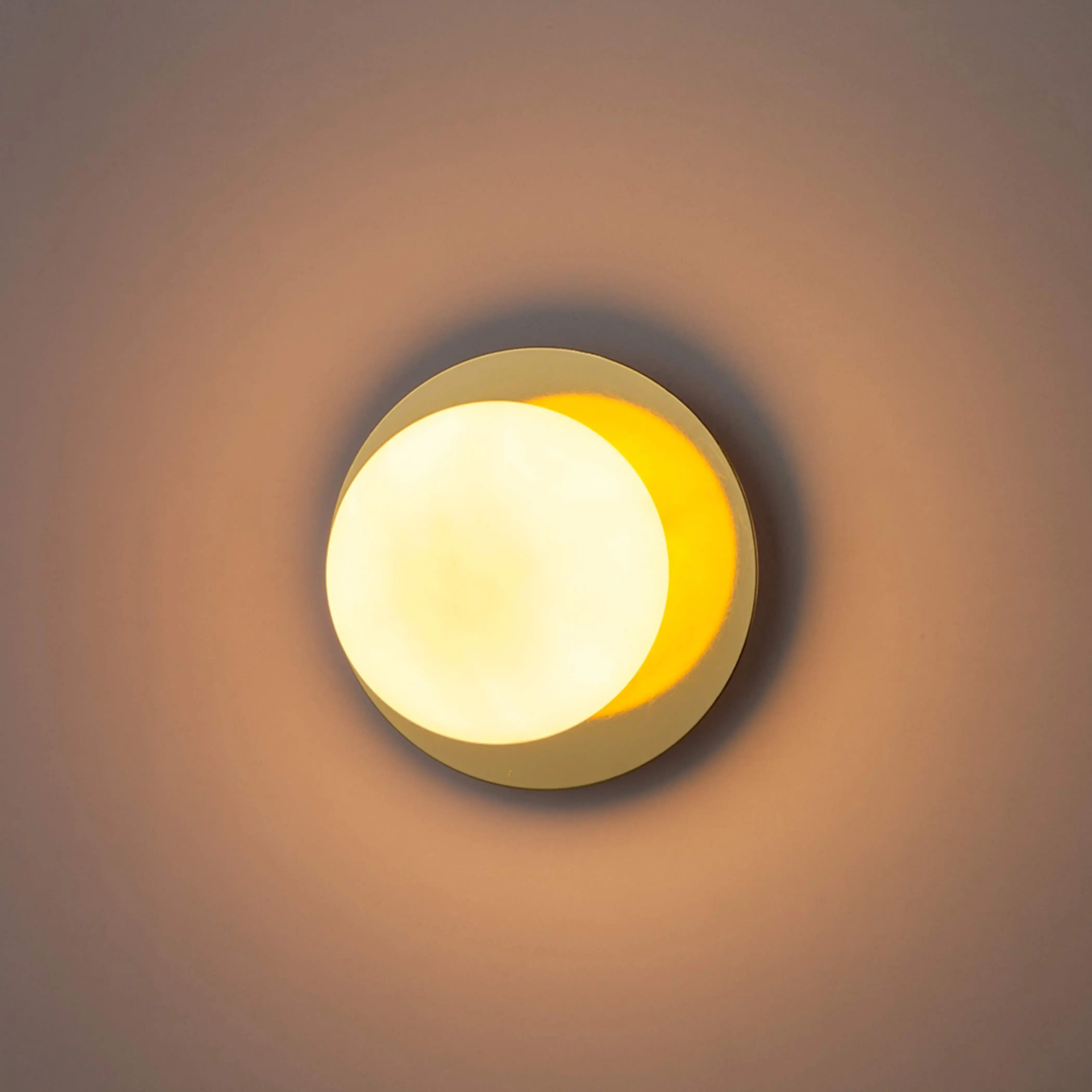 houseof Opal Disk Cordless Table Lamp | Brass - Image 2