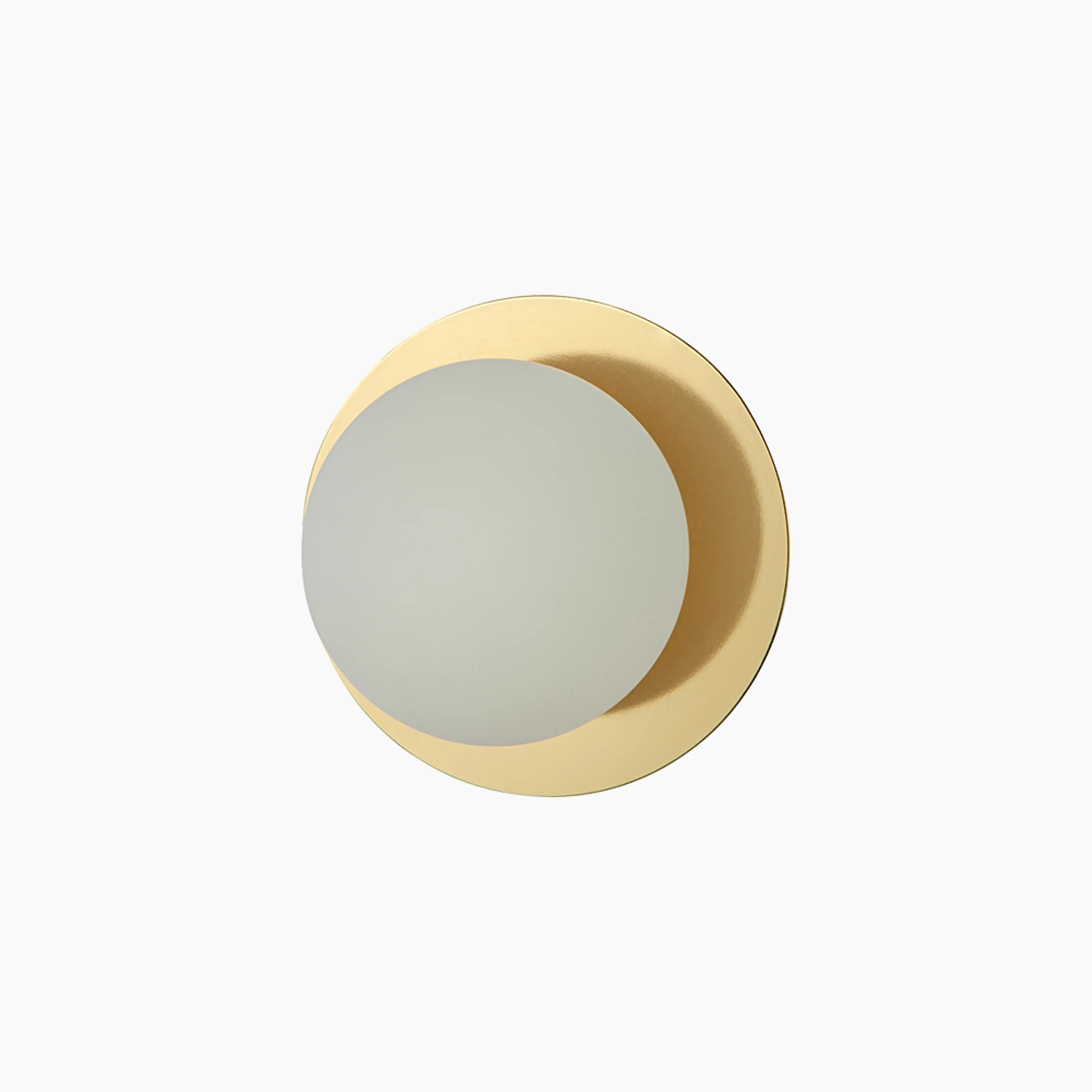 houseof Opal Disk Cordless Table Lamp | Brass - Image 8