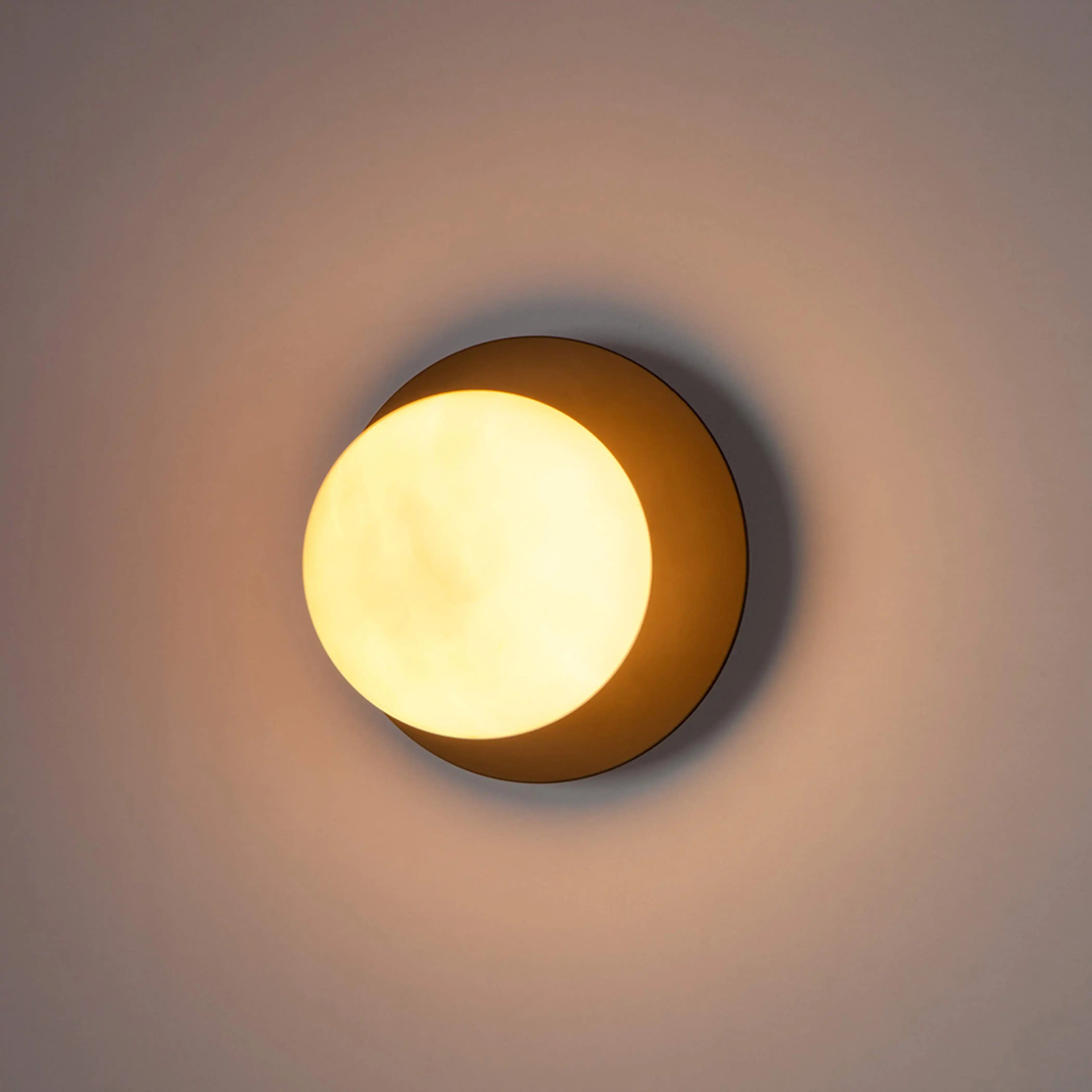 houseof Opal Disk Wall Light | Brass - Image 2