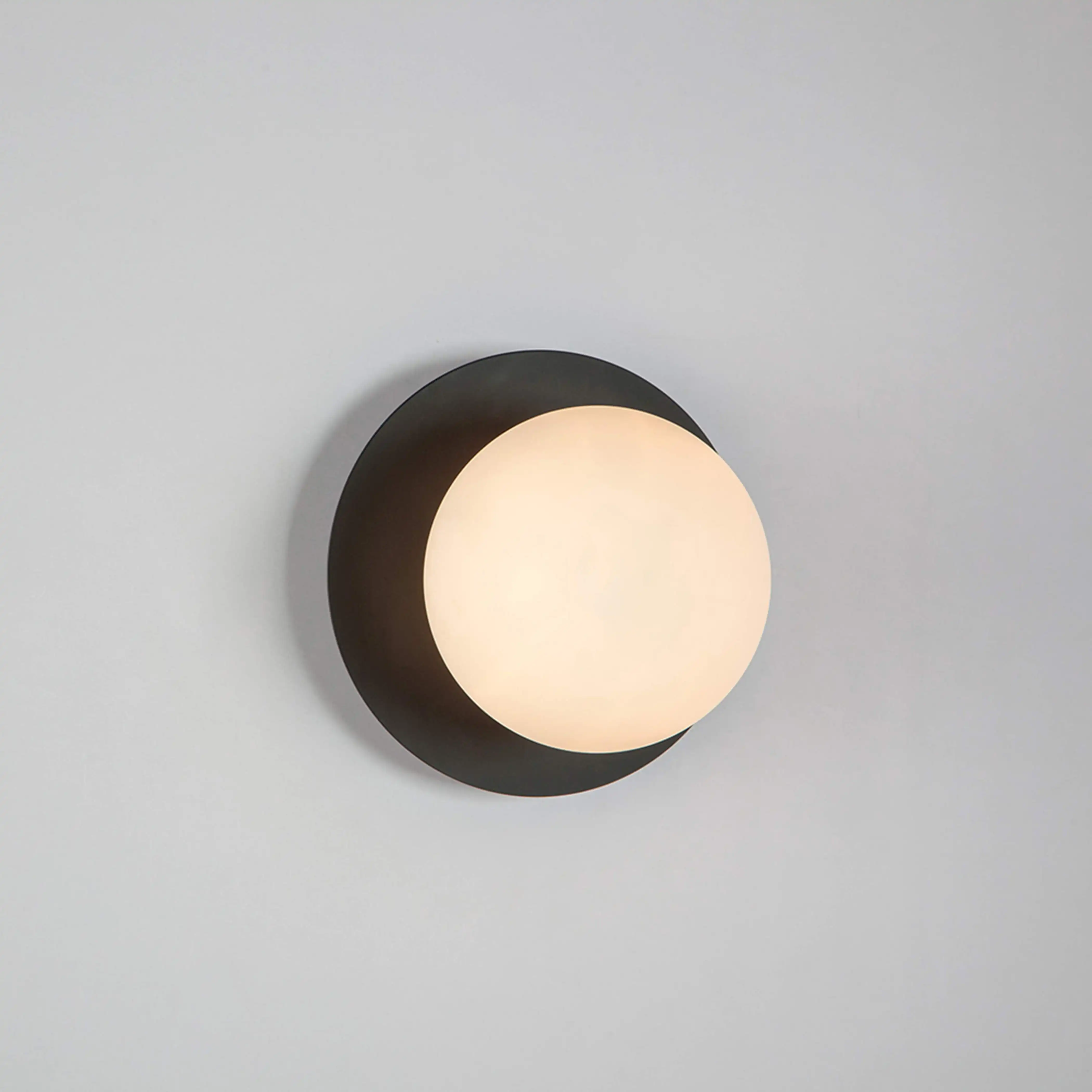 houseof Opal Disk Wall Light | Charcoal - Image 6