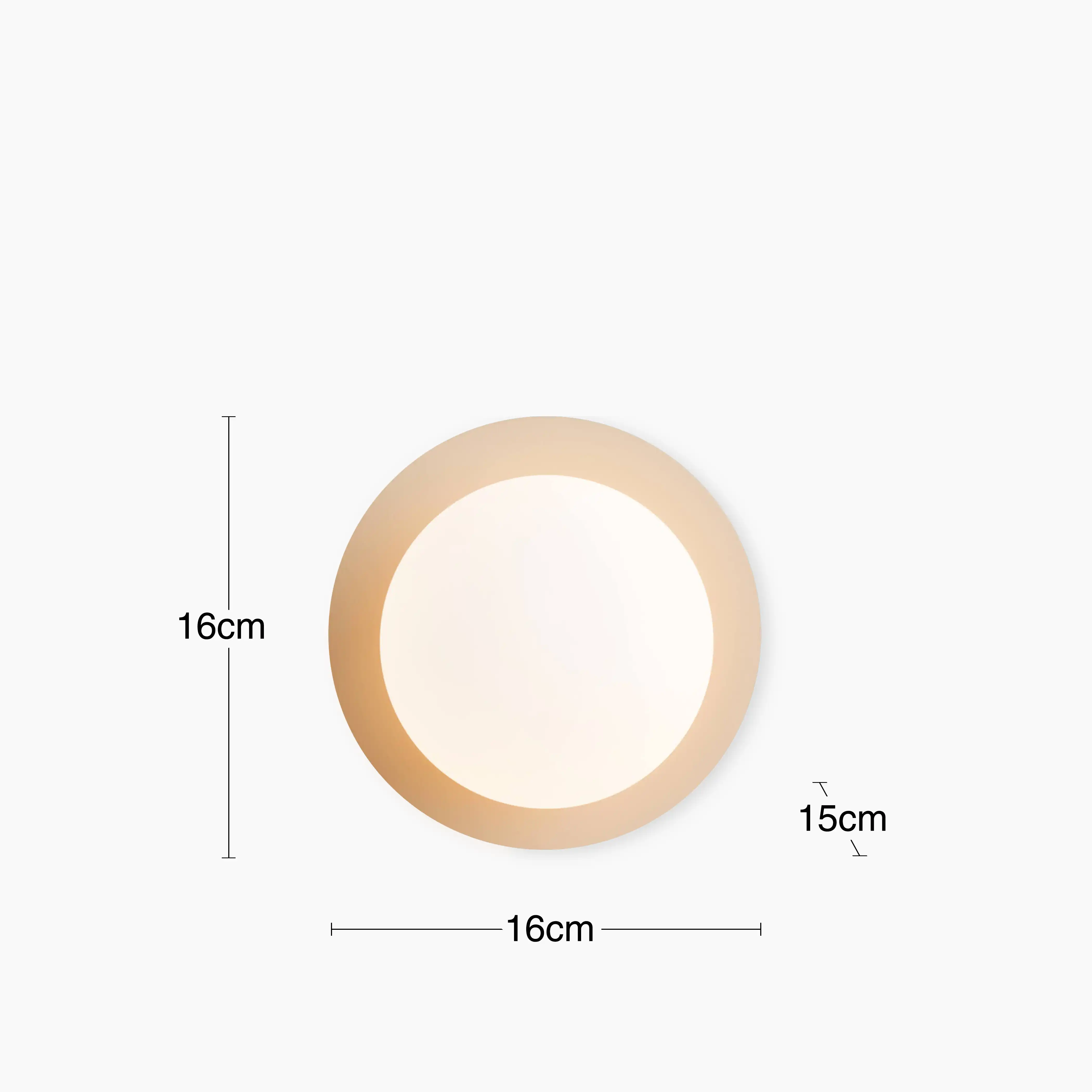houseof Opal Disk Wall Light | Sand - Image 4
