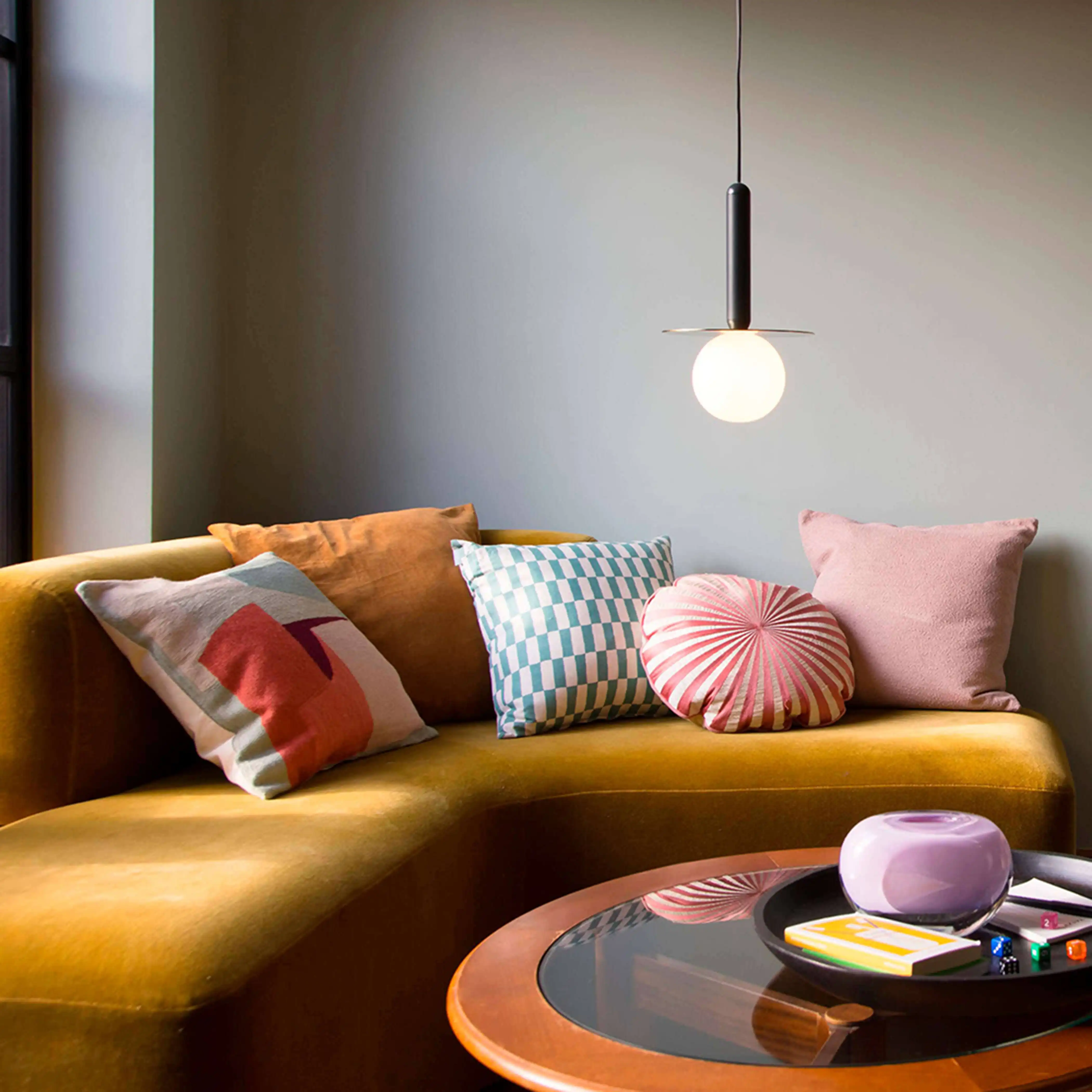 houseof Plate Pendant Light | Charcoal - Image 3
