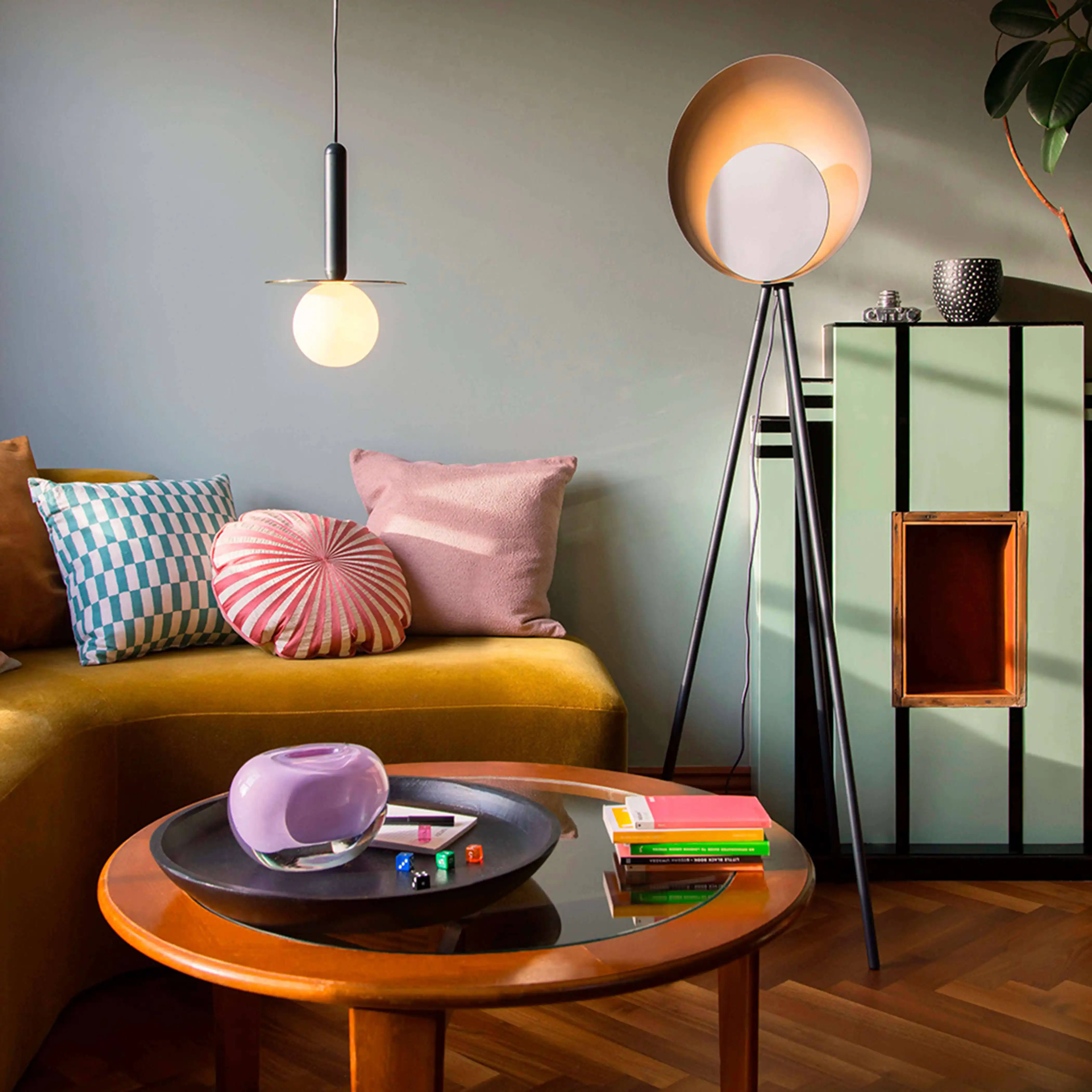 houseof Plate Pendant Light | Charcoal - Image 4