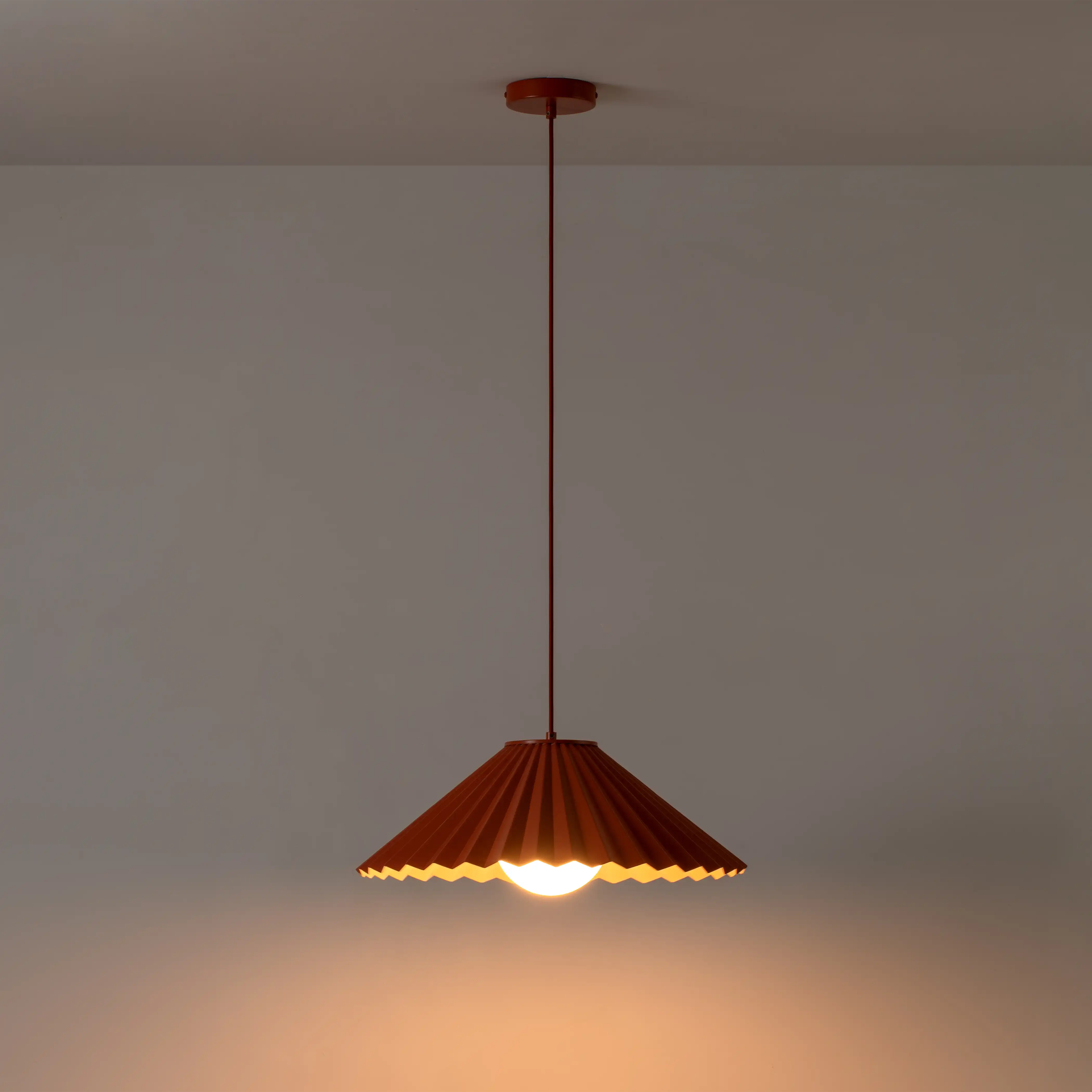 houseof Pleat Ceiling Light | Red - Image 4