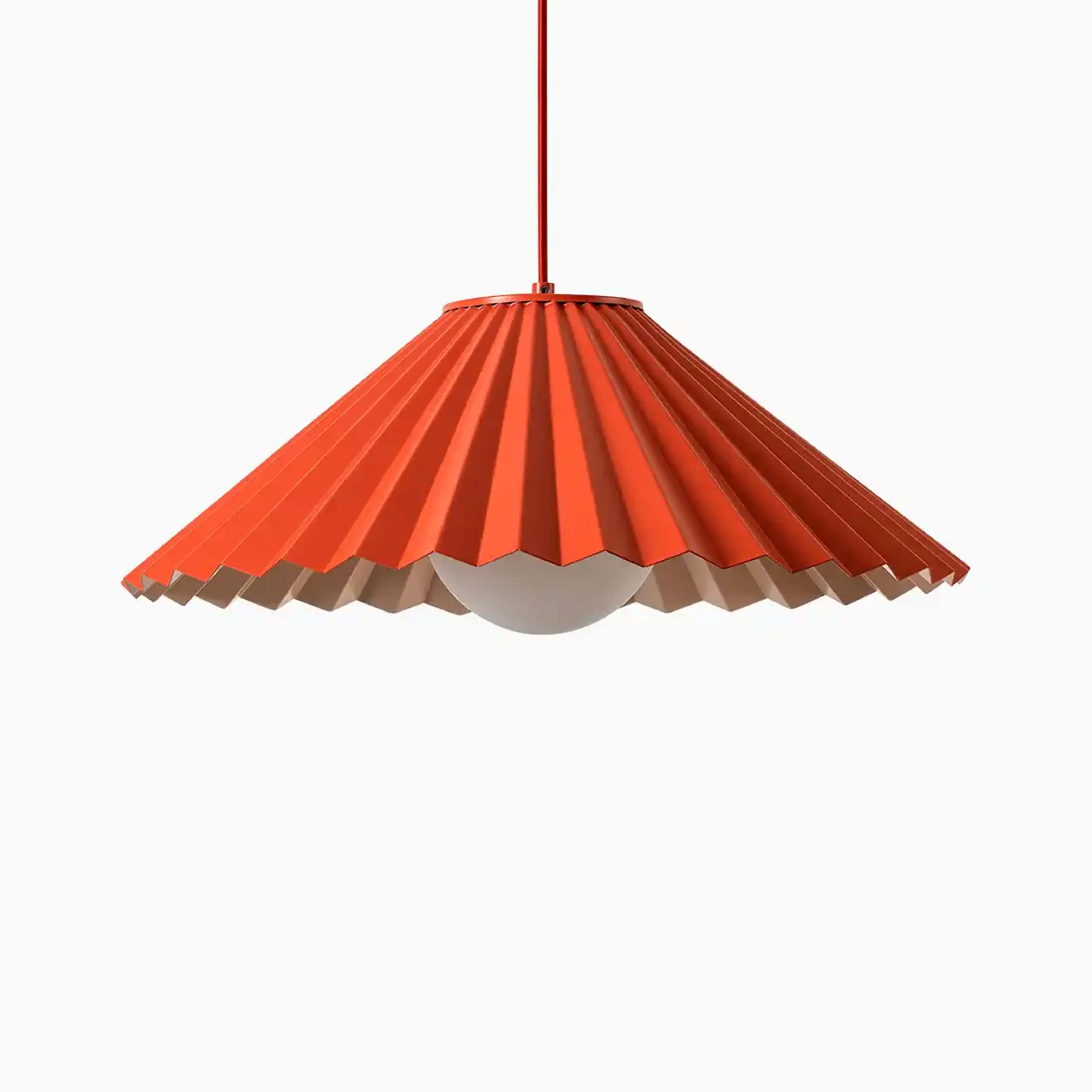houseof Pleat Ceiling Light | Red - Image 8