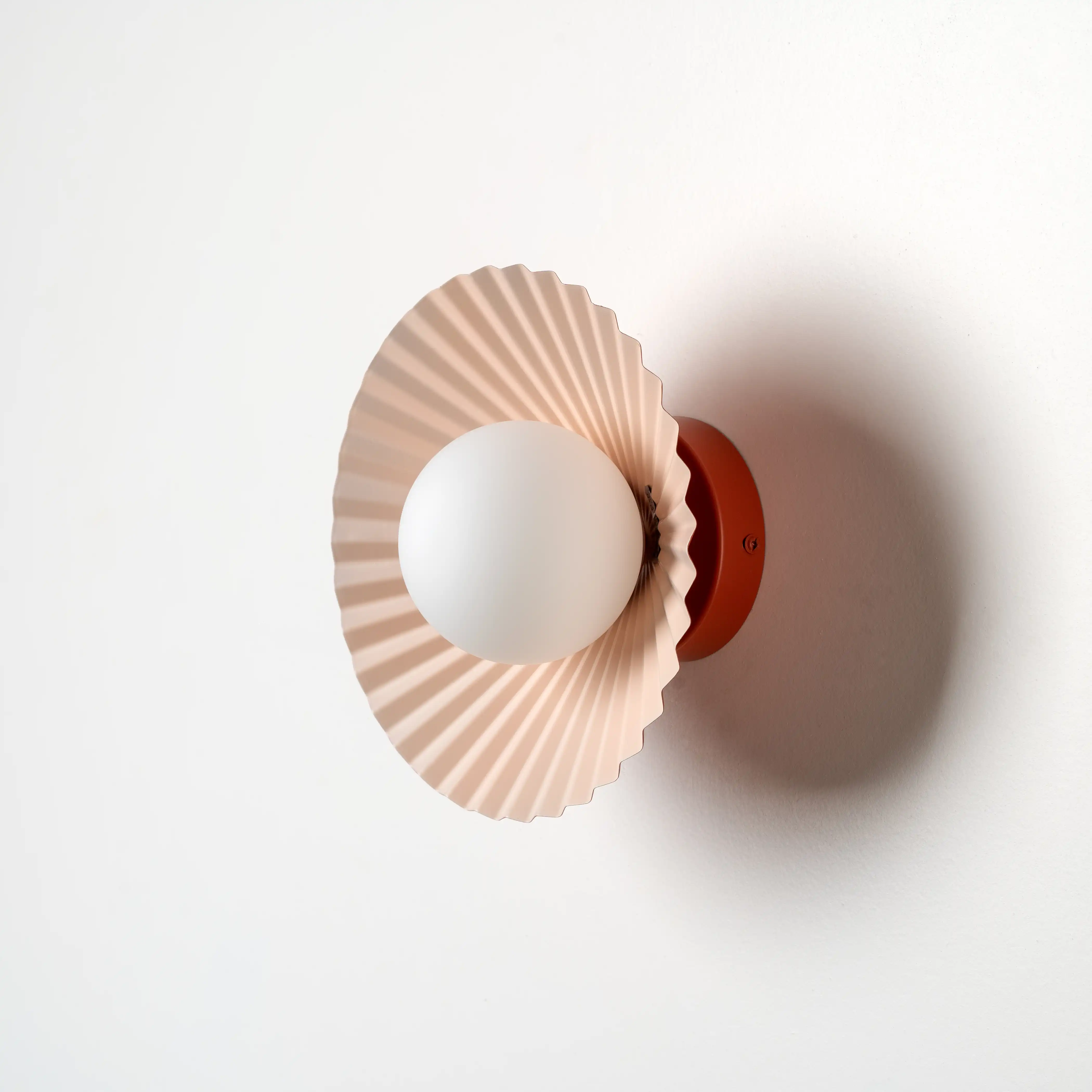 houseof Pleat Flush Wall & Ceiling Light | Red - Image 2
