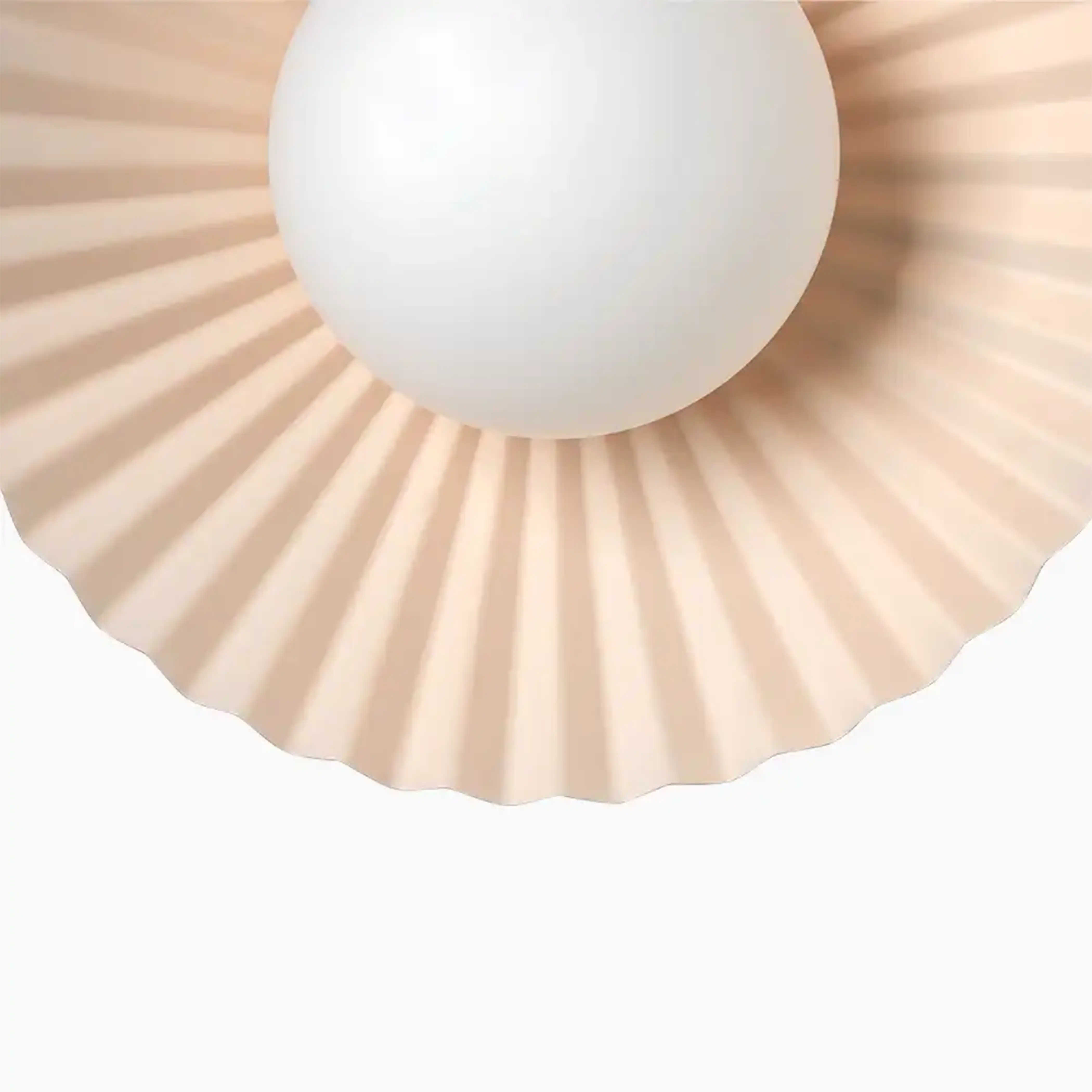 houseof Pleat Flush Wall & Ceiling Light | Red - Image 6