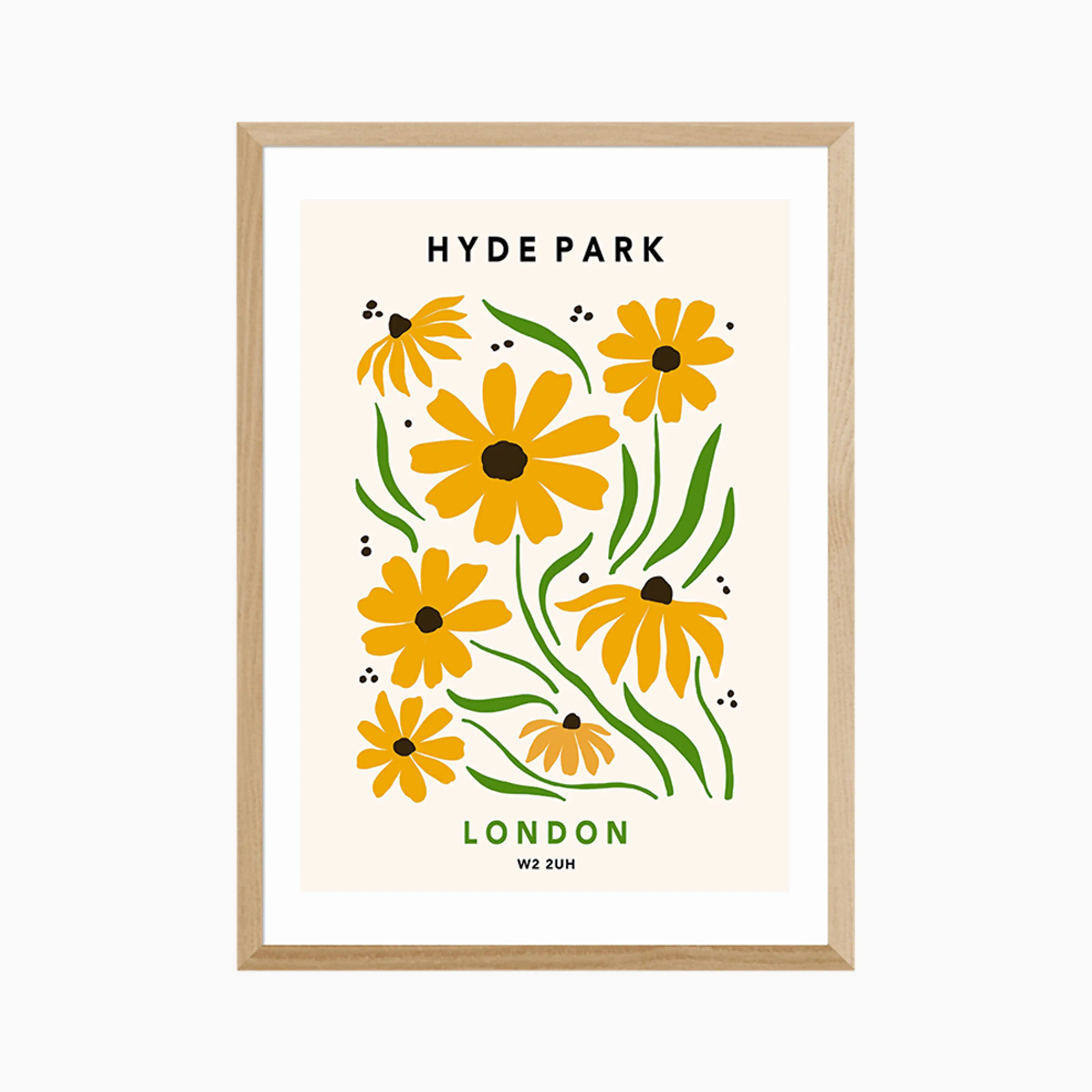 Hyde Park In Summer Graphic  Print - Image 4