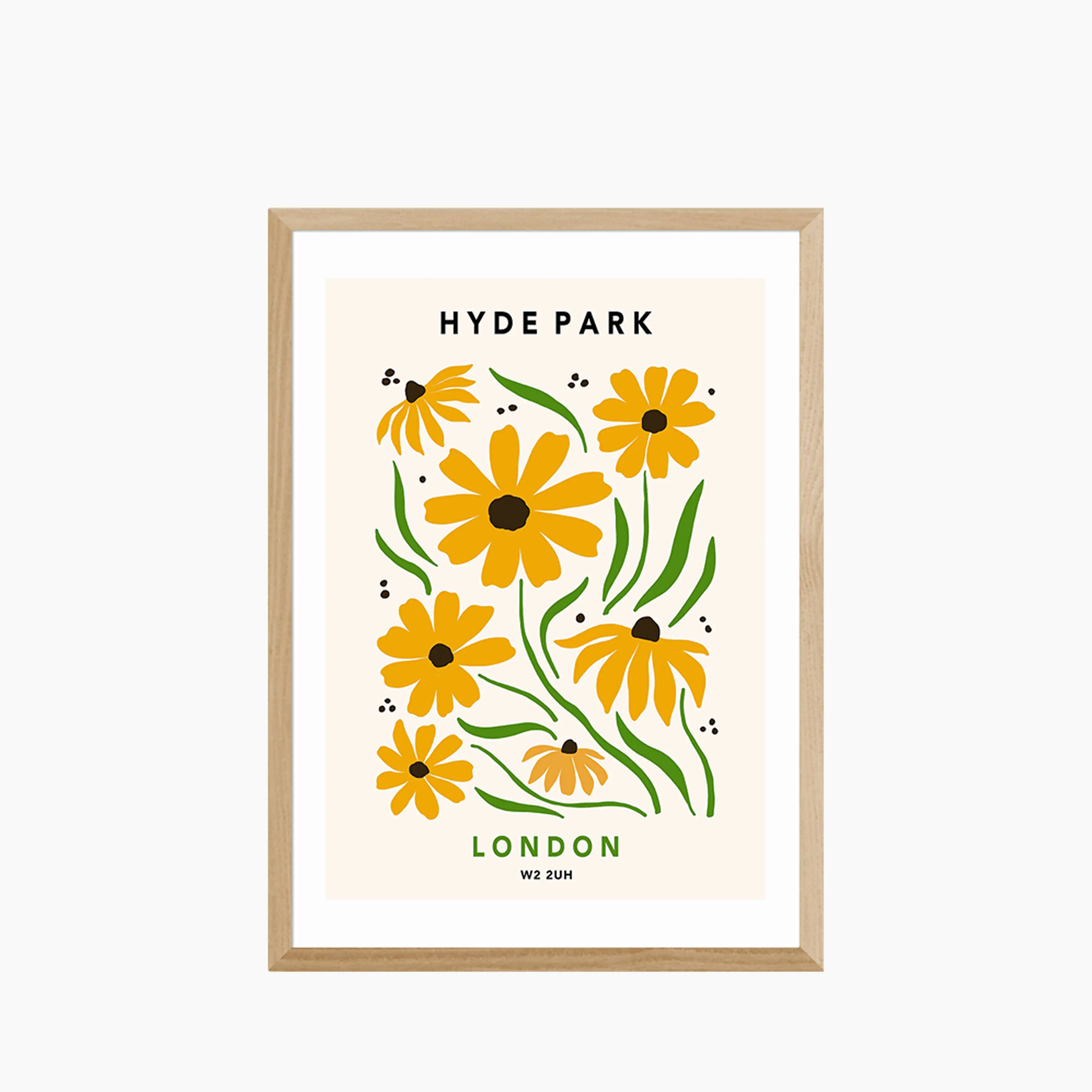 Hyde Park In Summer Graphic  Print - Image 5