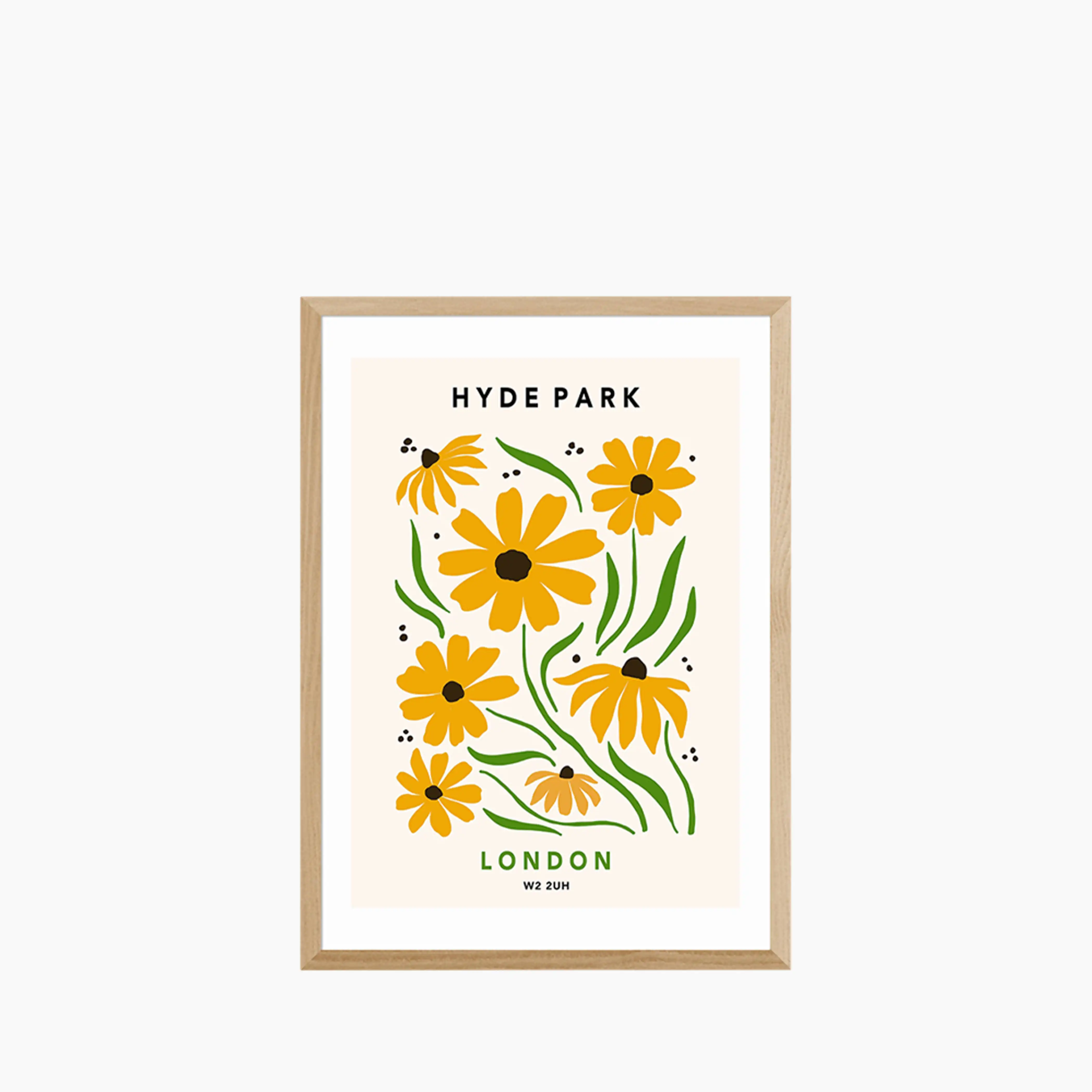 Hyde Park In Summer Graphic  Print - Image 6