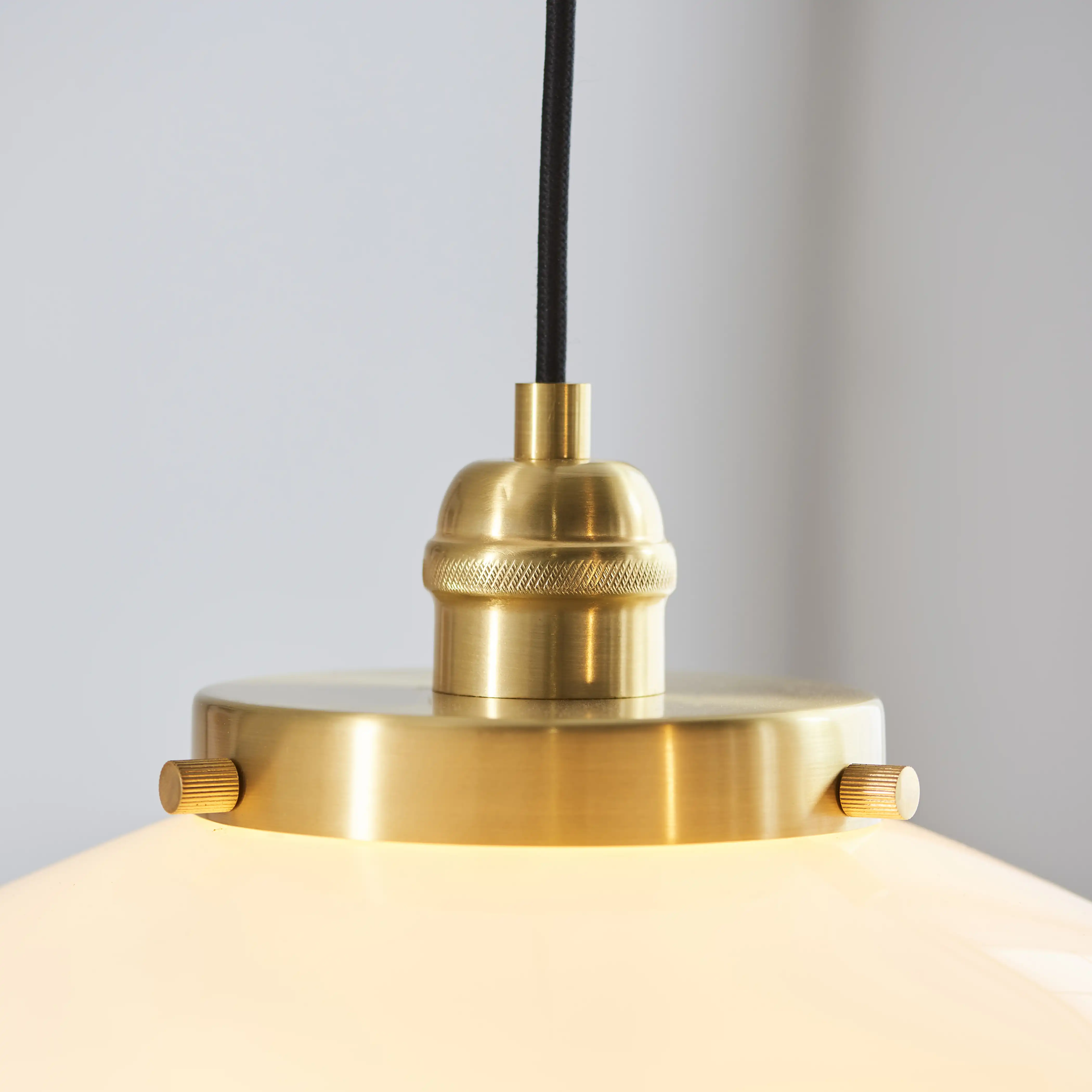 Illfra Pendant Light | Opal & Brass - Image 6