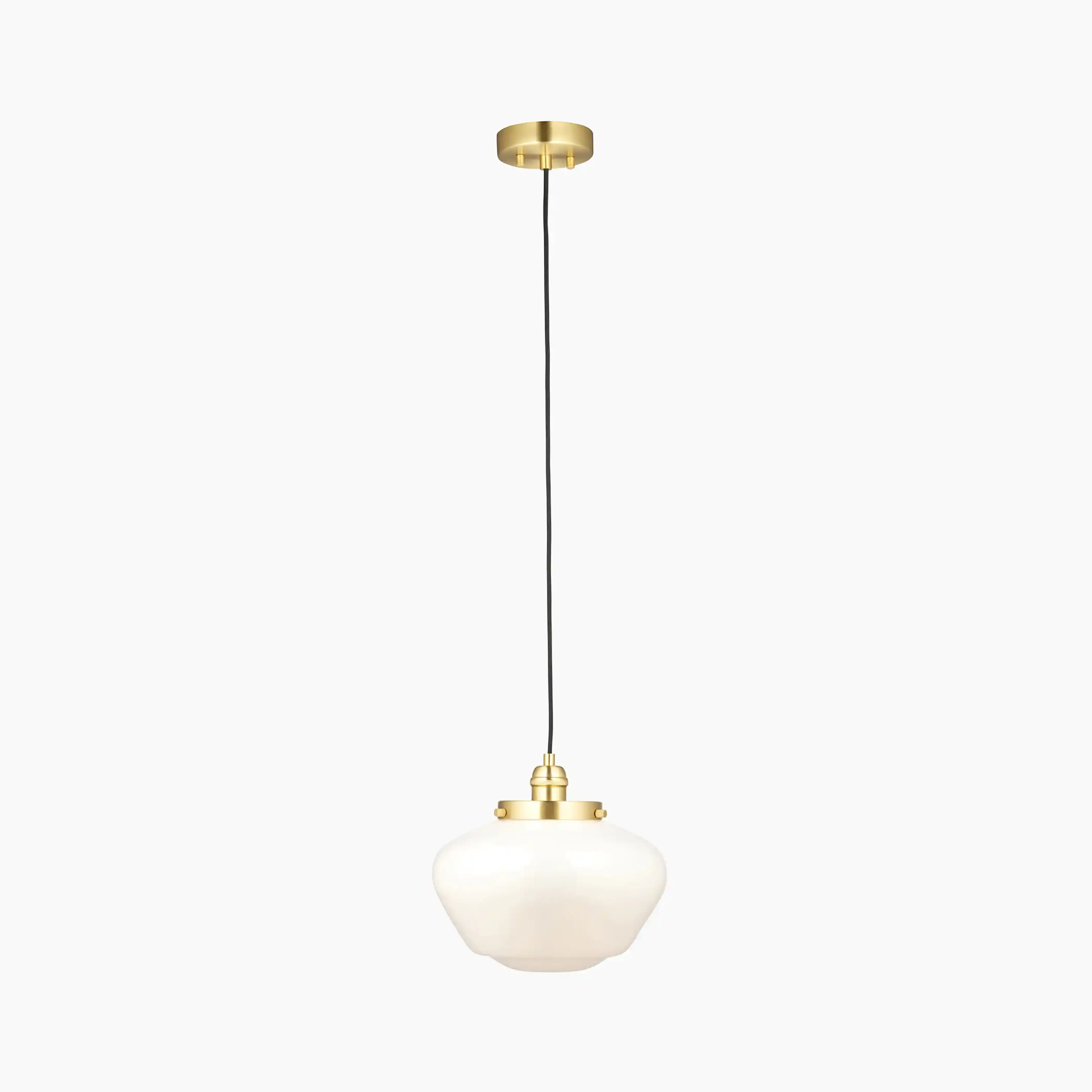 Illfra Pendant Light | Opal & Brass - Image 8