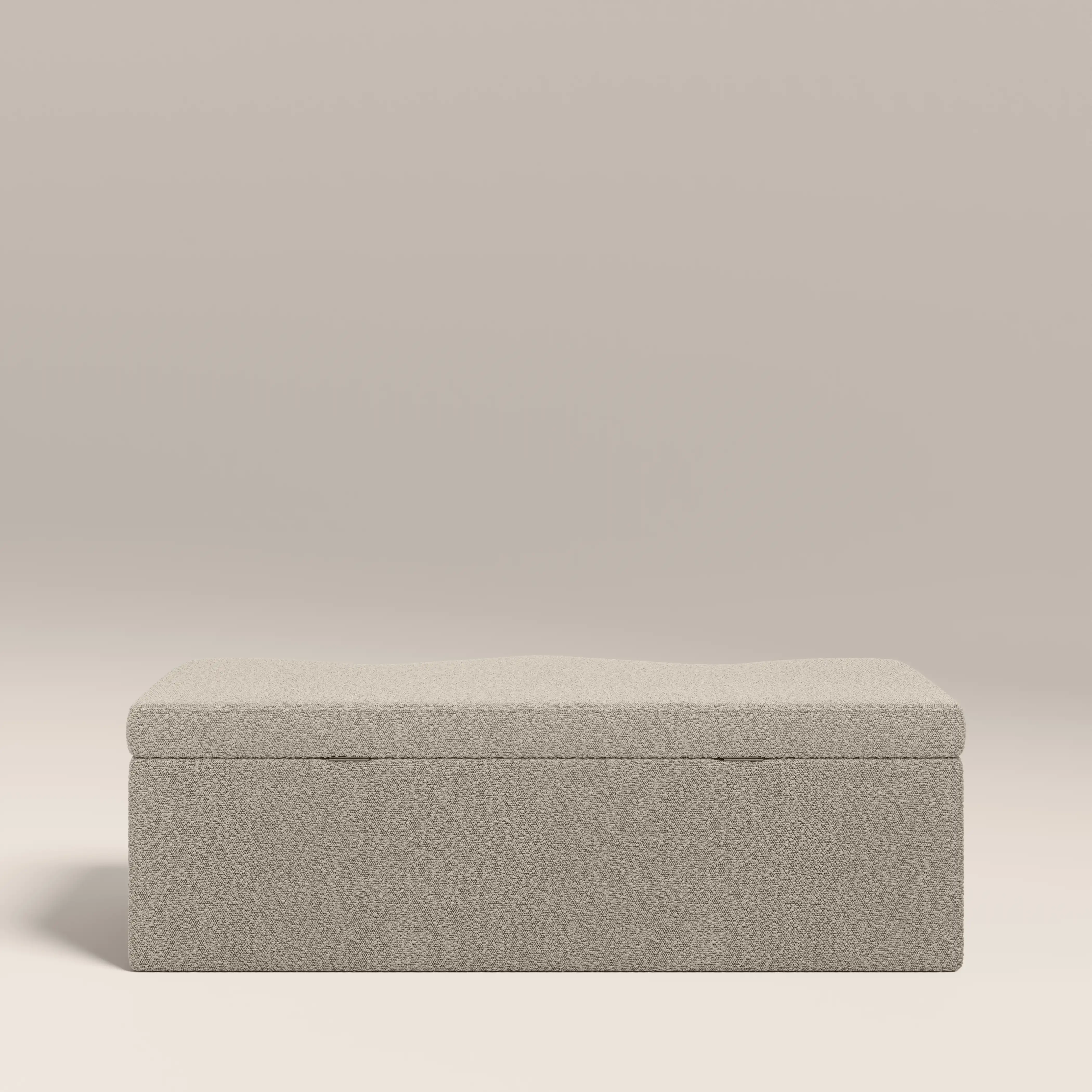 Ivan Storage Ottoman | Speckled Stone Sustainable Boucle - Image 6