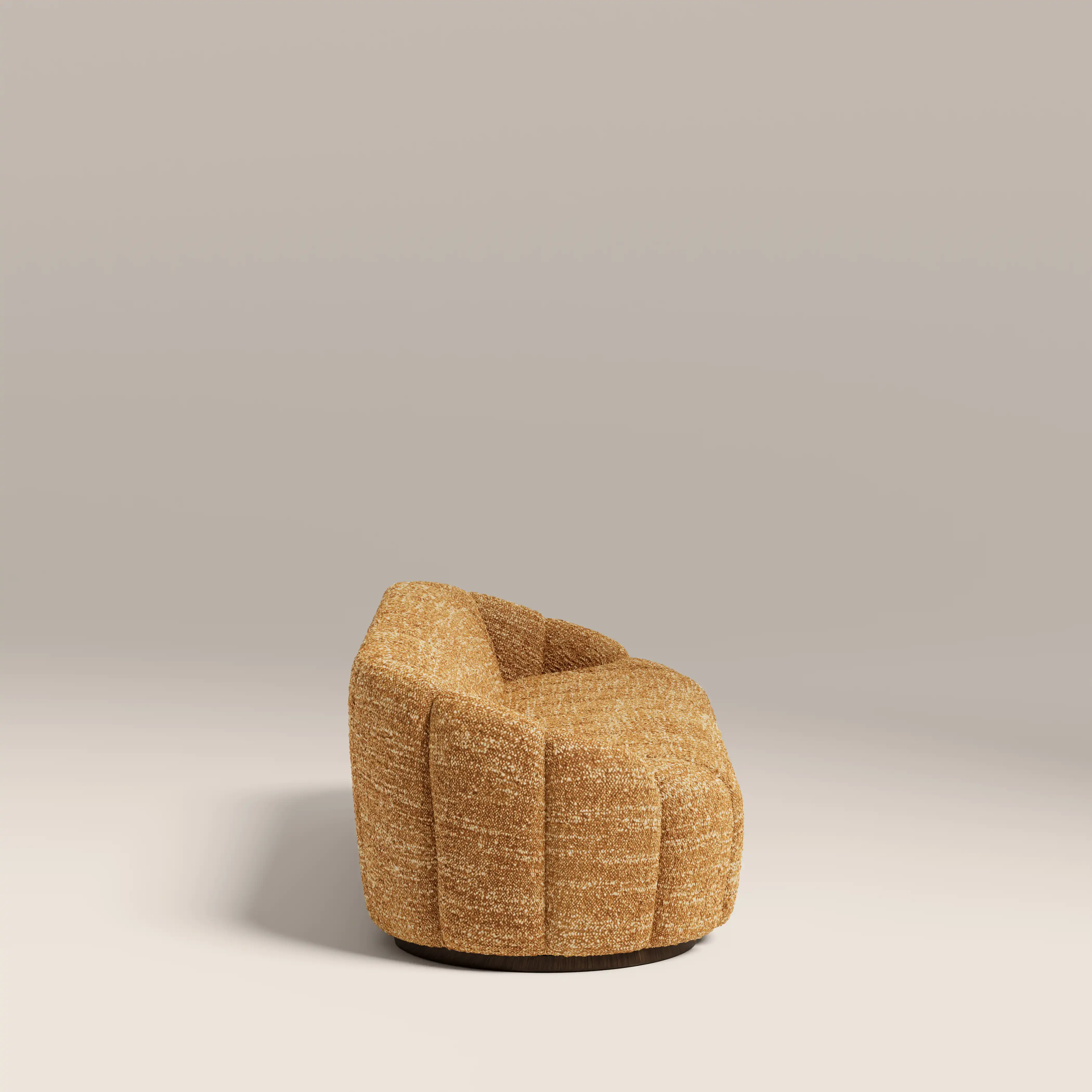 Ivy 3 Seater Sofa | Speckled Honey Sustainable Boucle - Image 4