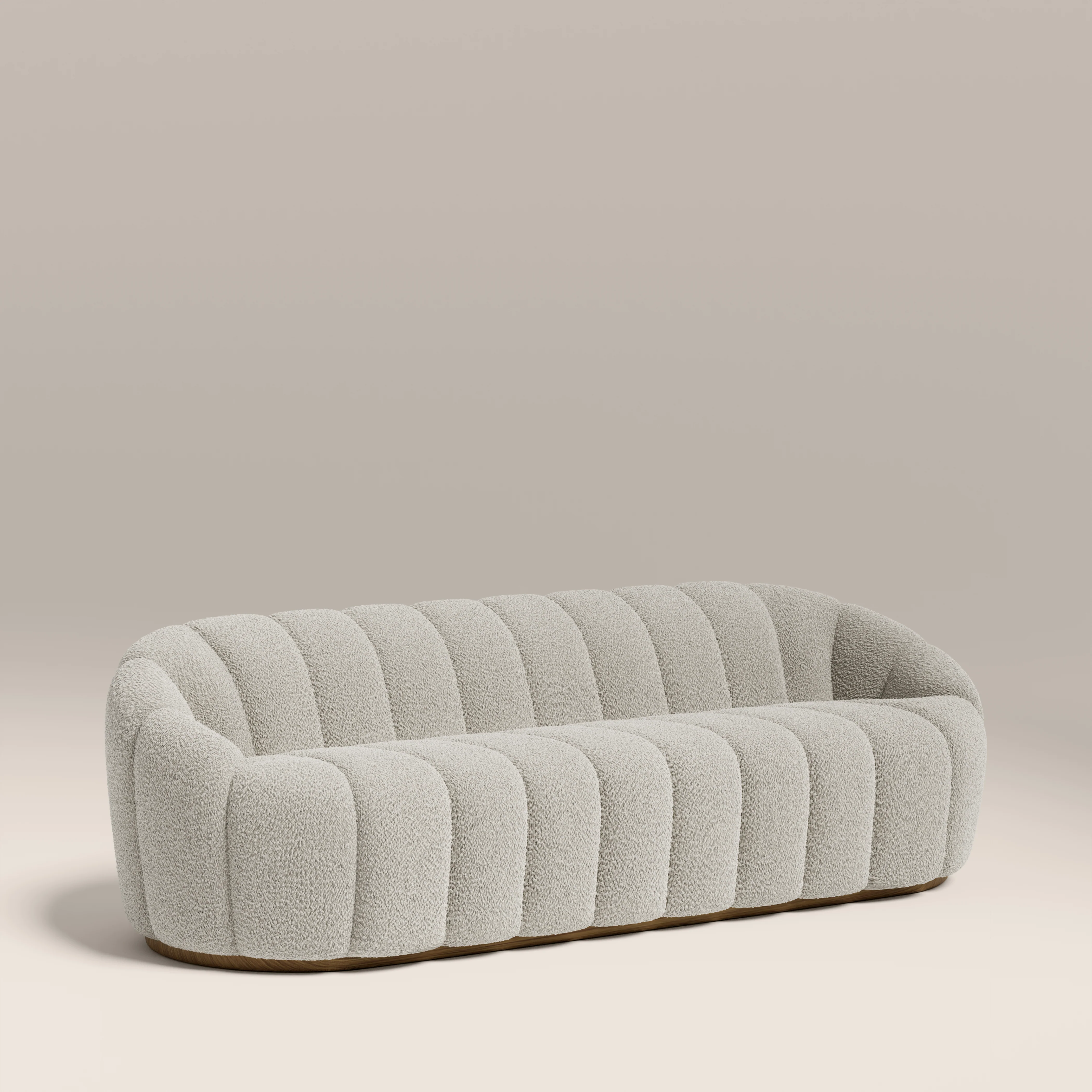 Ivy 3 Seater Sofa | Speckled Stone Sustainable Boucle - Image 3