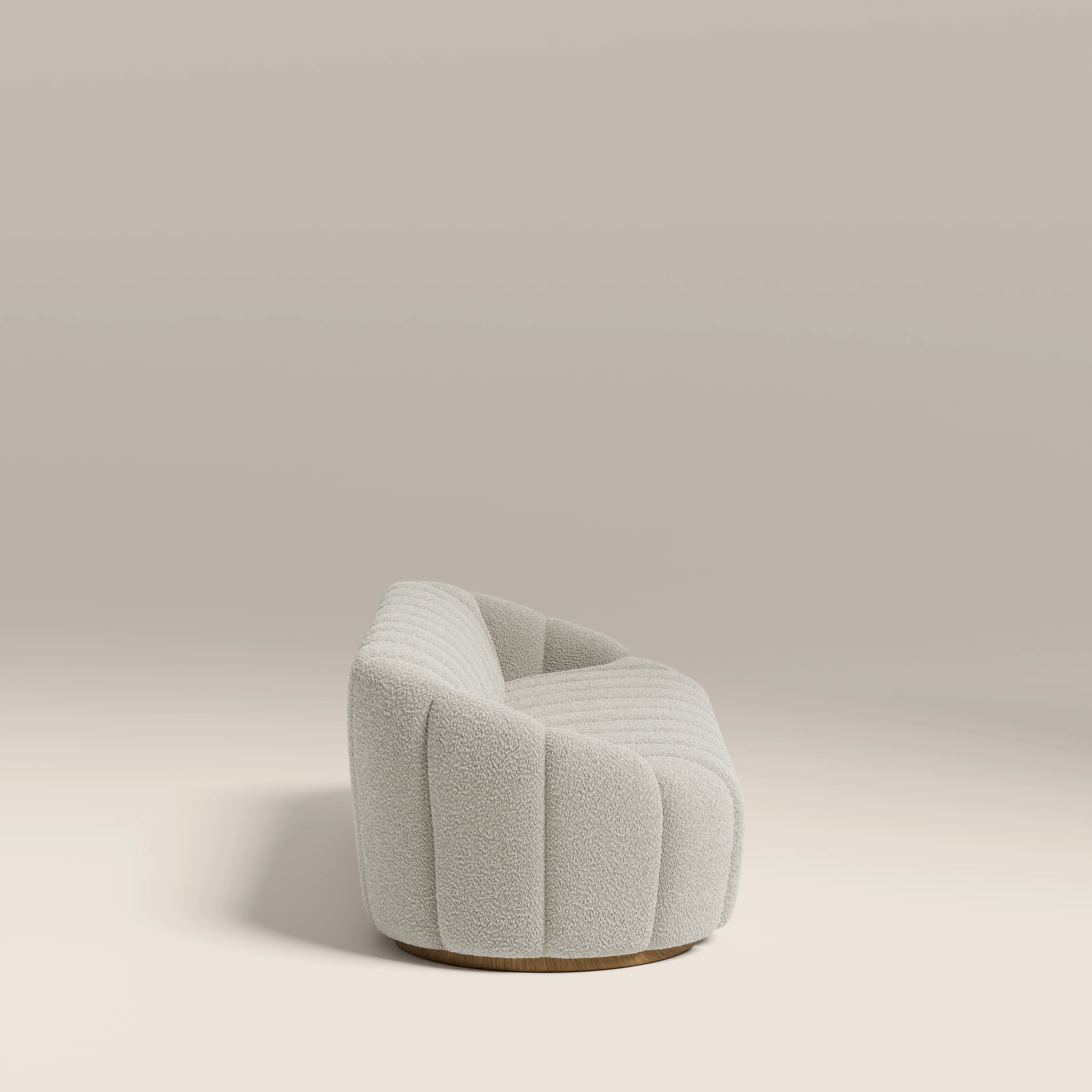 Ivy 3 Seater Sofa | Speckled Stone Sustainable Boucle - Image 5