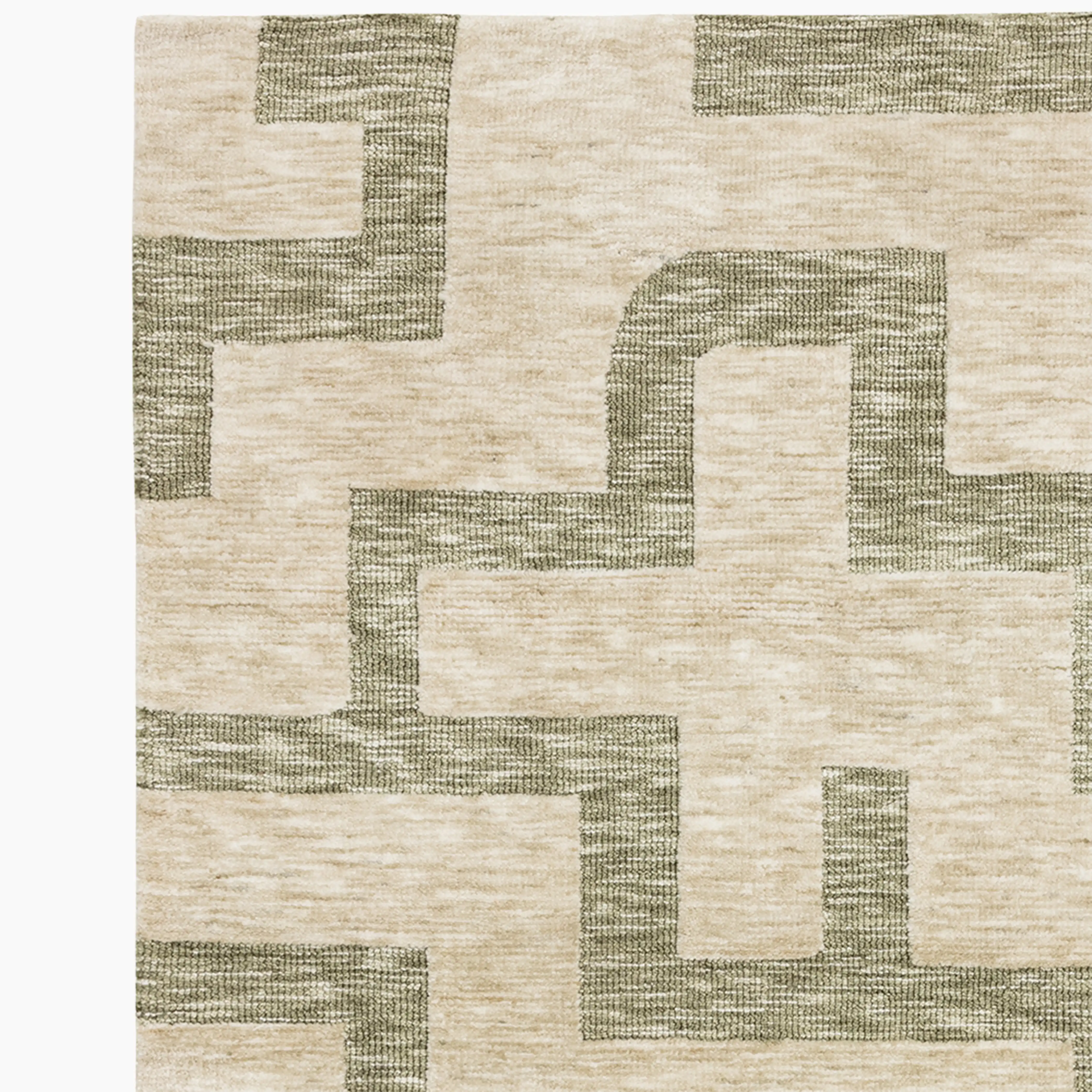 Jarret Rug | Green & Cream - Image 2