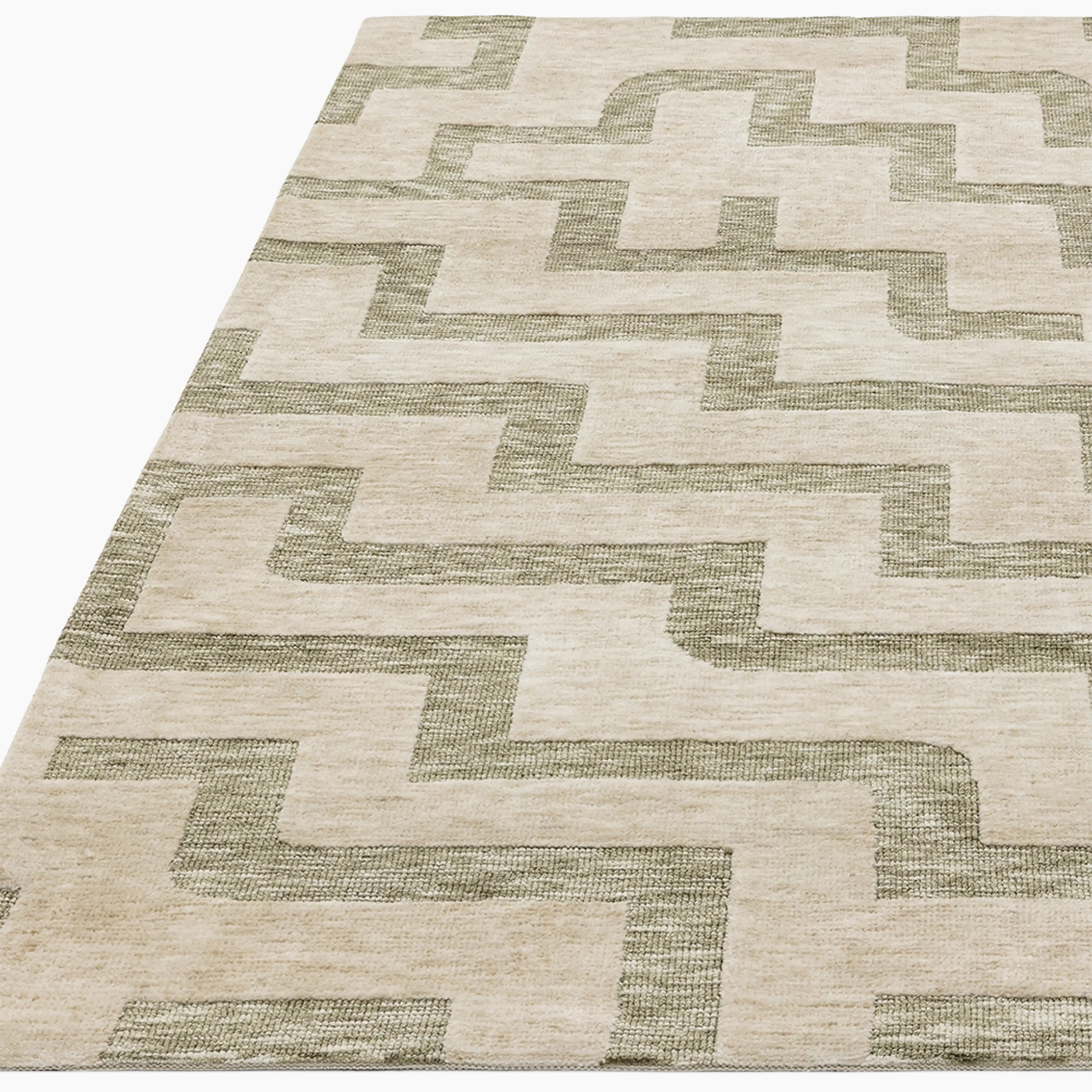 Jarret Rug | Green & Cream - Image 3