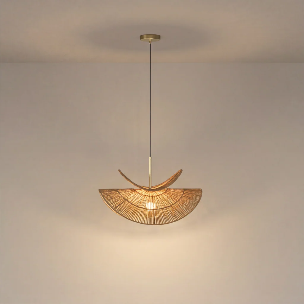 Javon Pendant Light | Natural Rattan - Image 3