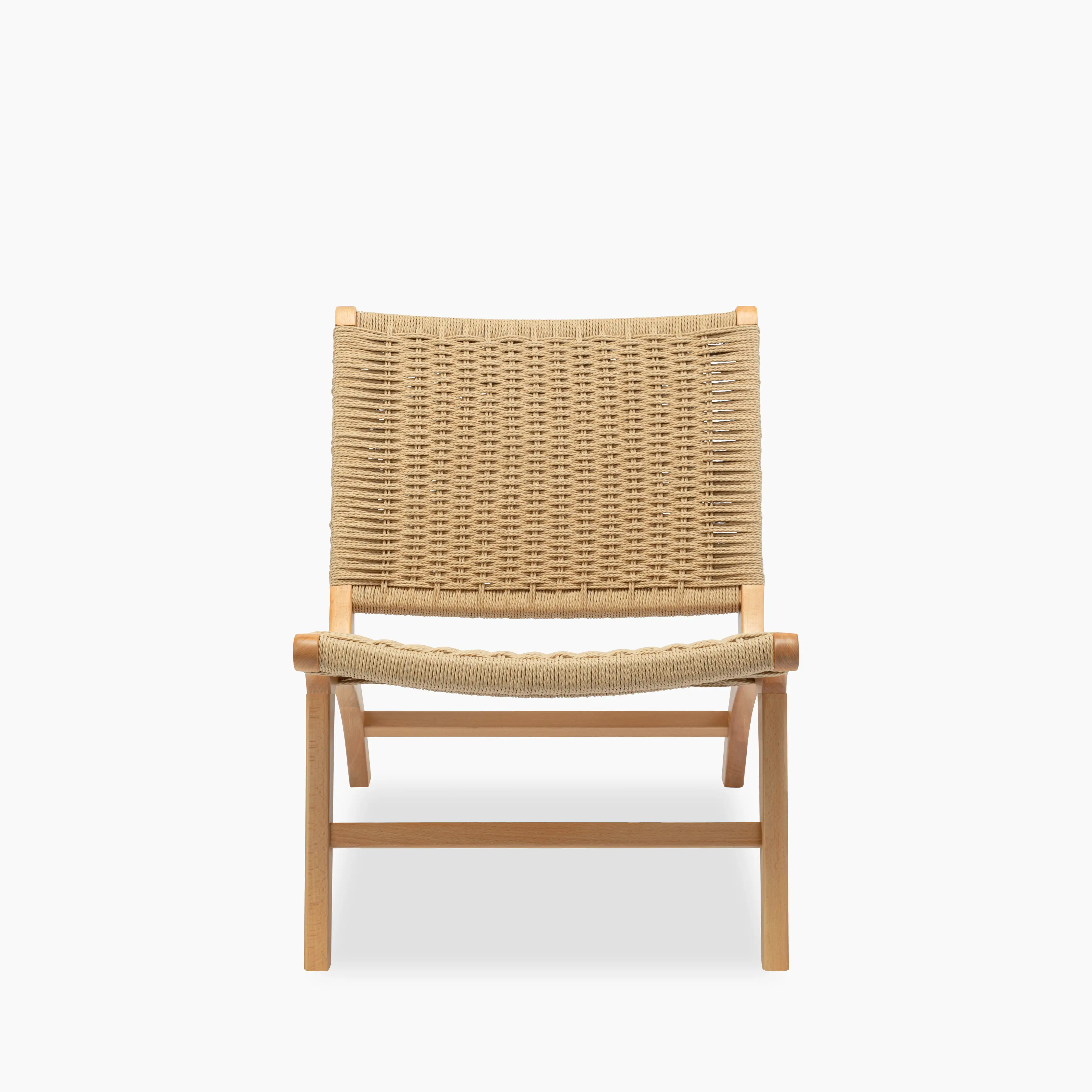 Jensen Accent Chair | Natural Weave & Oak - Image 3