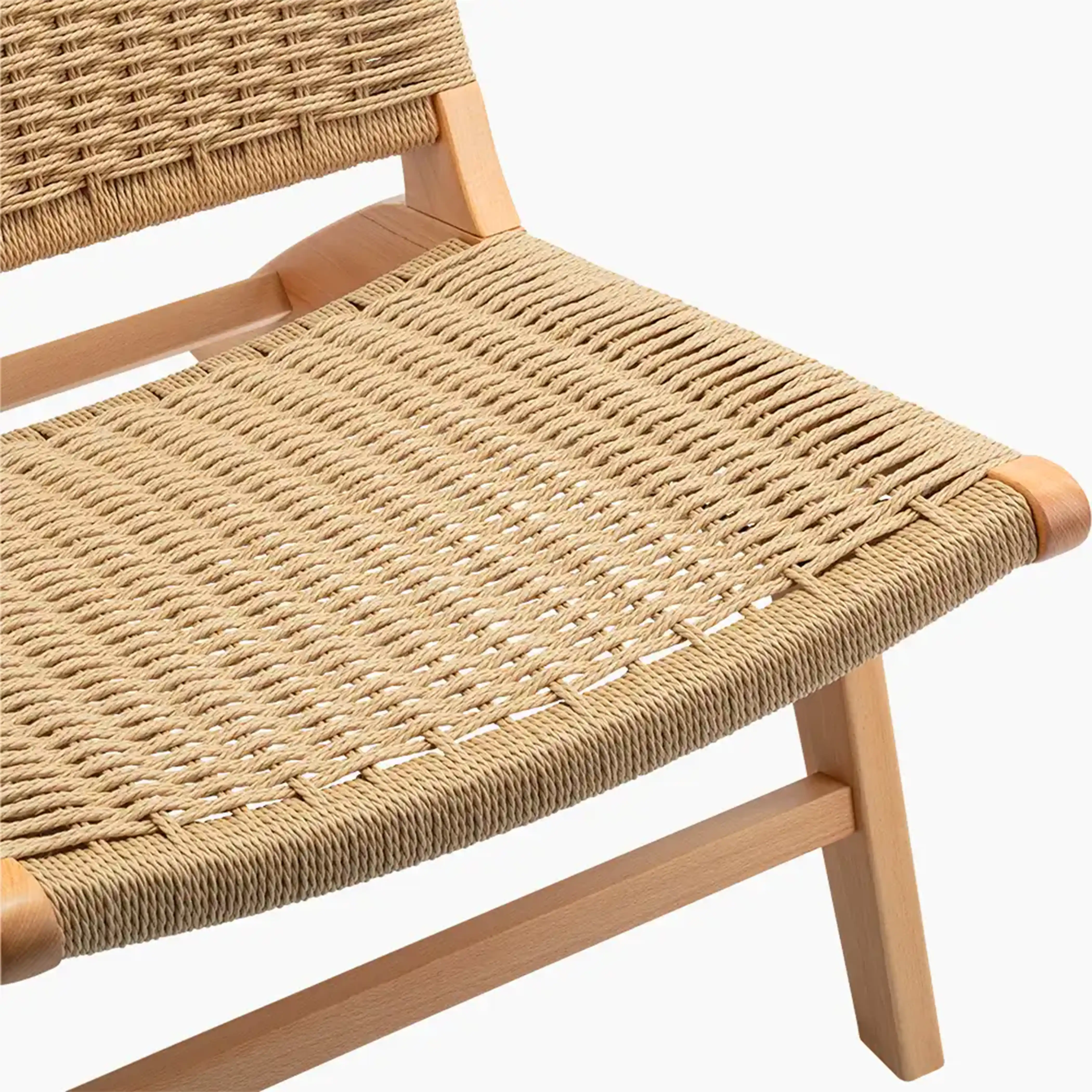 Jensen Accent Chair | Natural Weave & Oak - Image 7