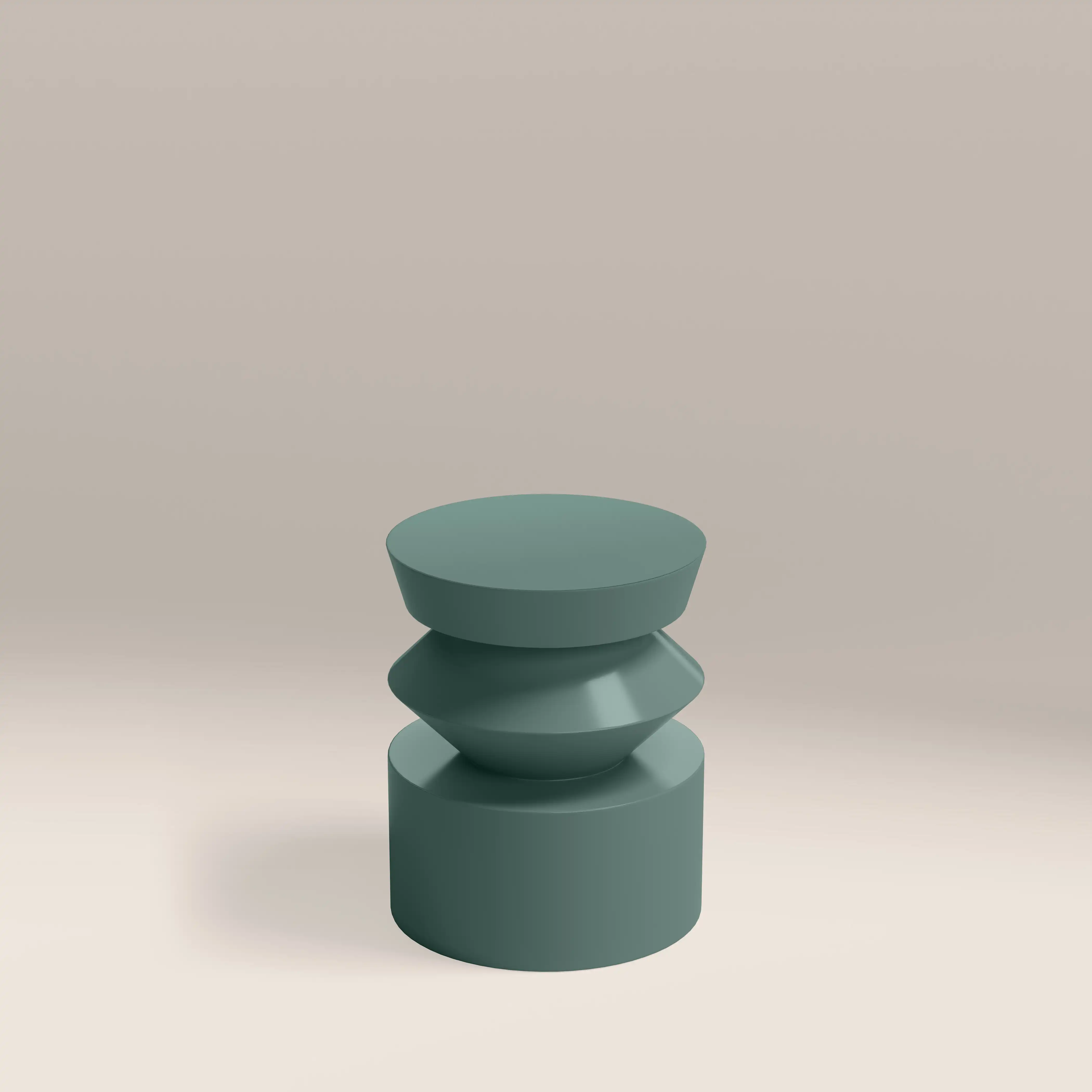 Kayla Round Side Table | High Gloss Sky Blue - Image 2