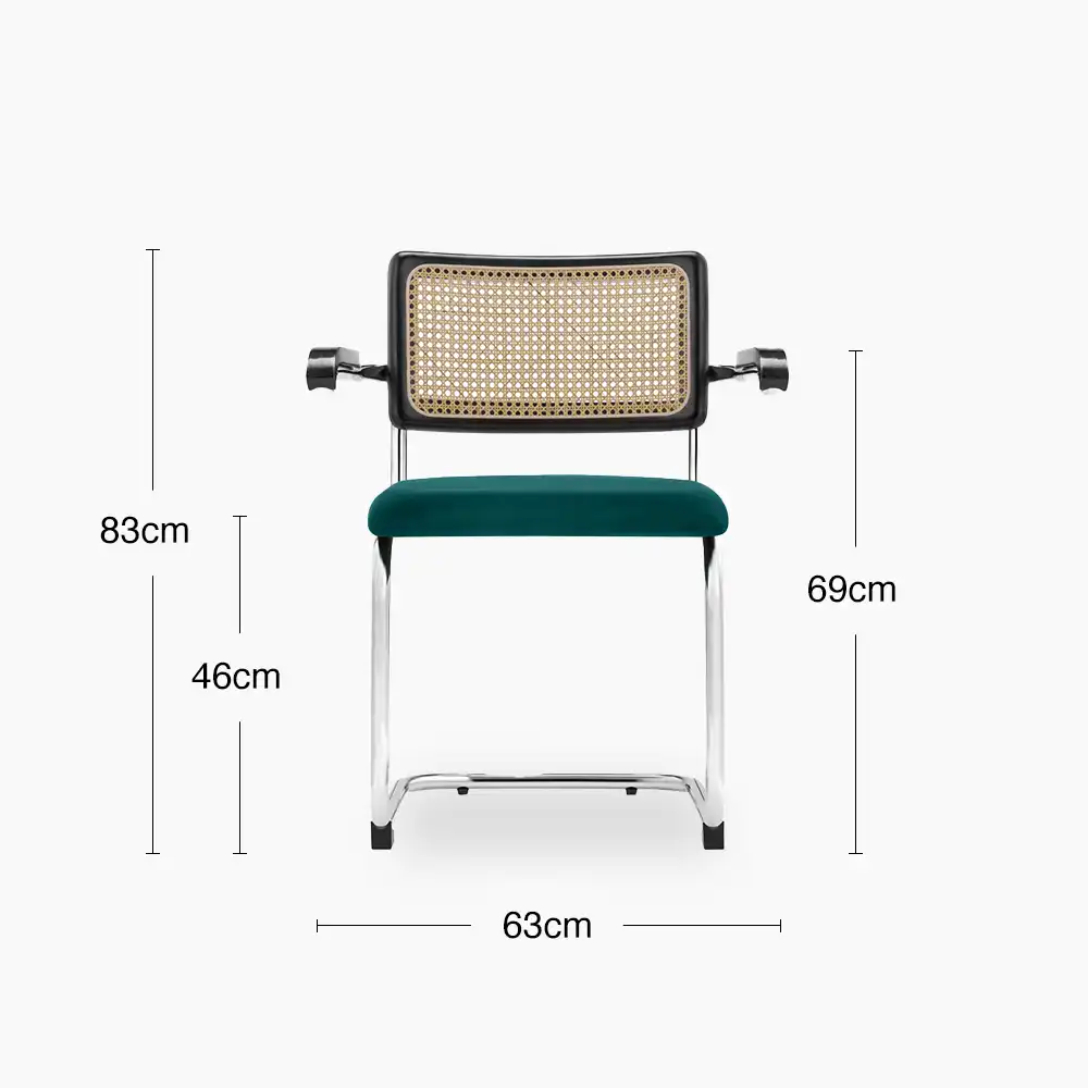 Kenton Carver Dining Chair | Teal Sustainable Velvet & Black - Image 9