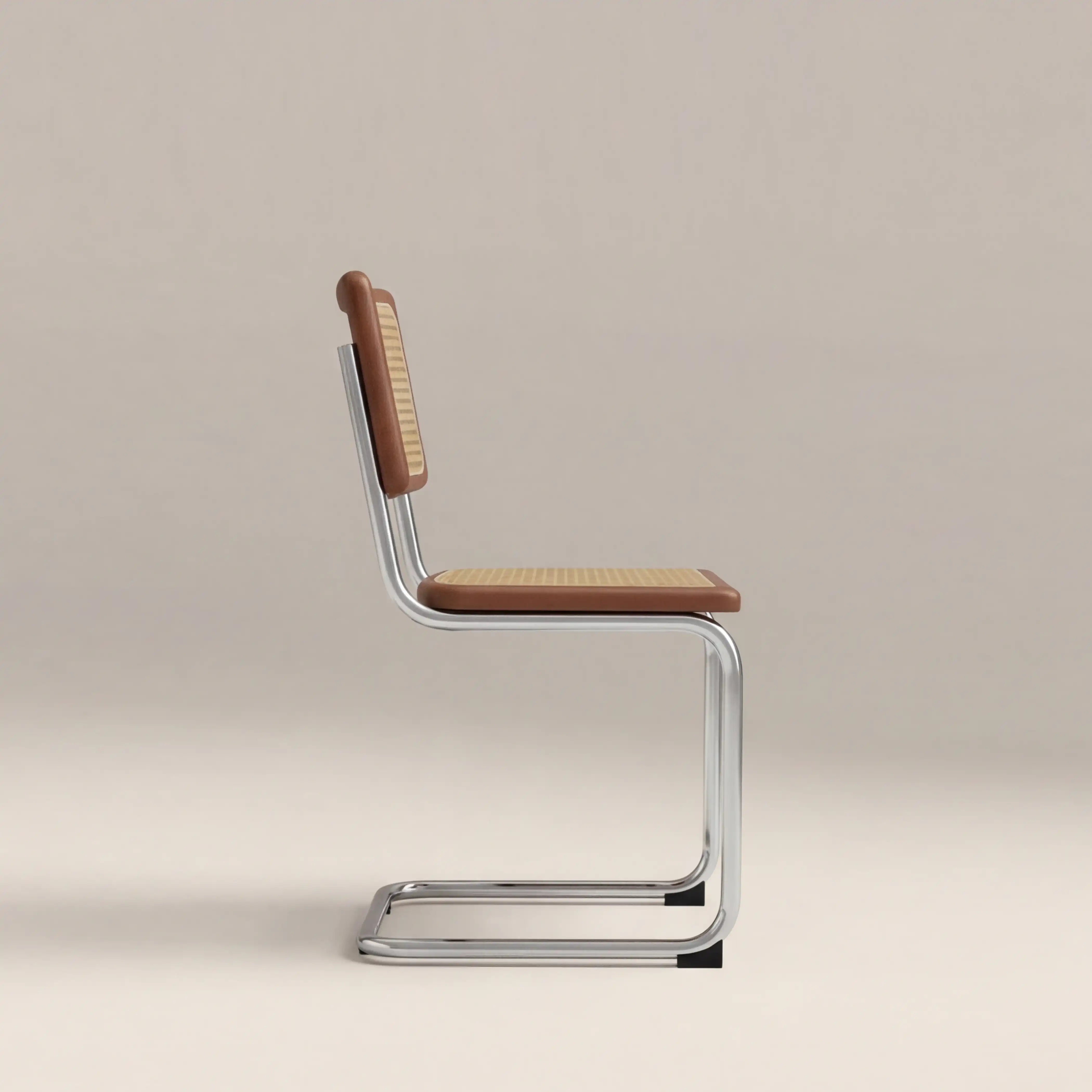 Kenton Dining Chair | Walnut & Chrome - Image 4