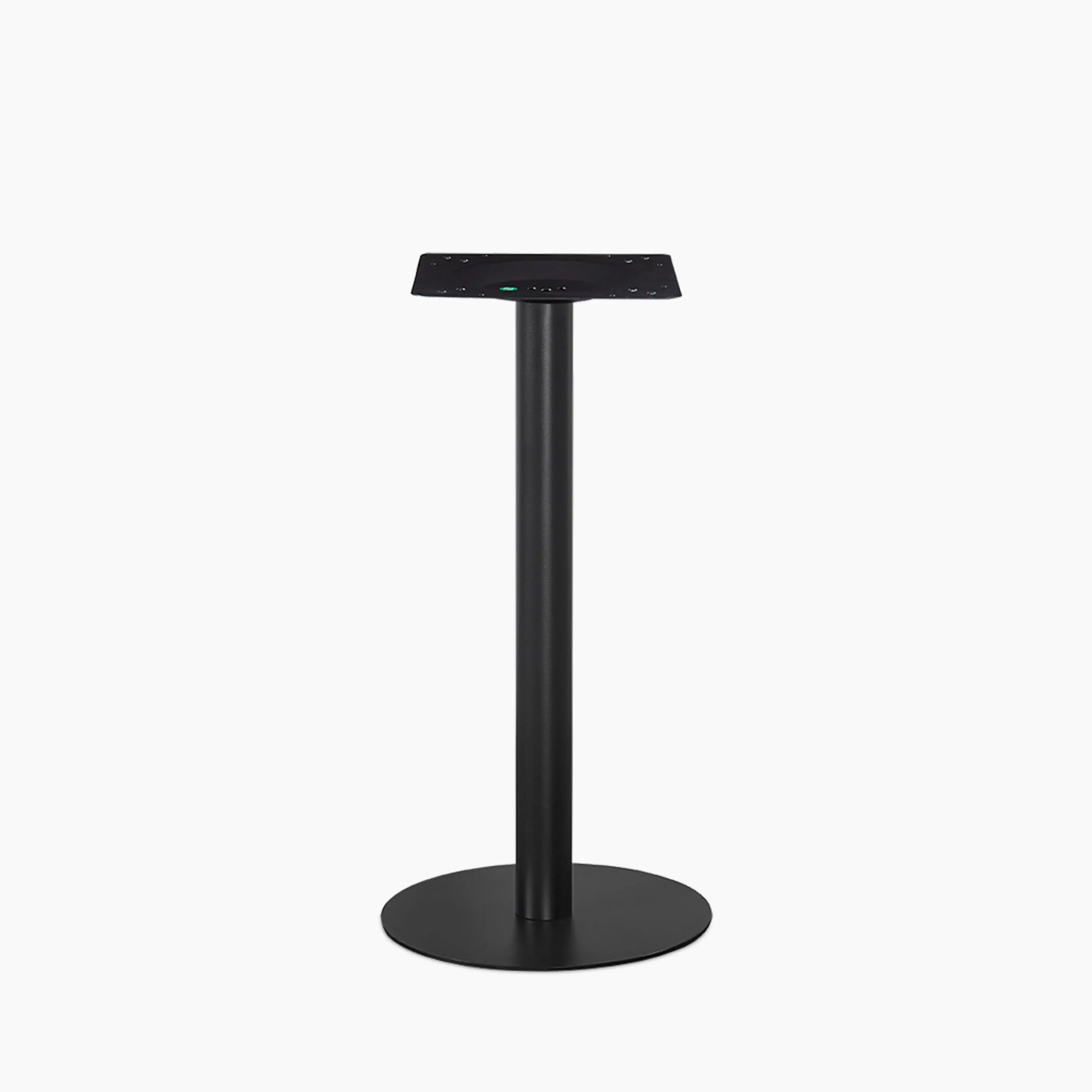 Kinsley Round Bar Table Base | Black
