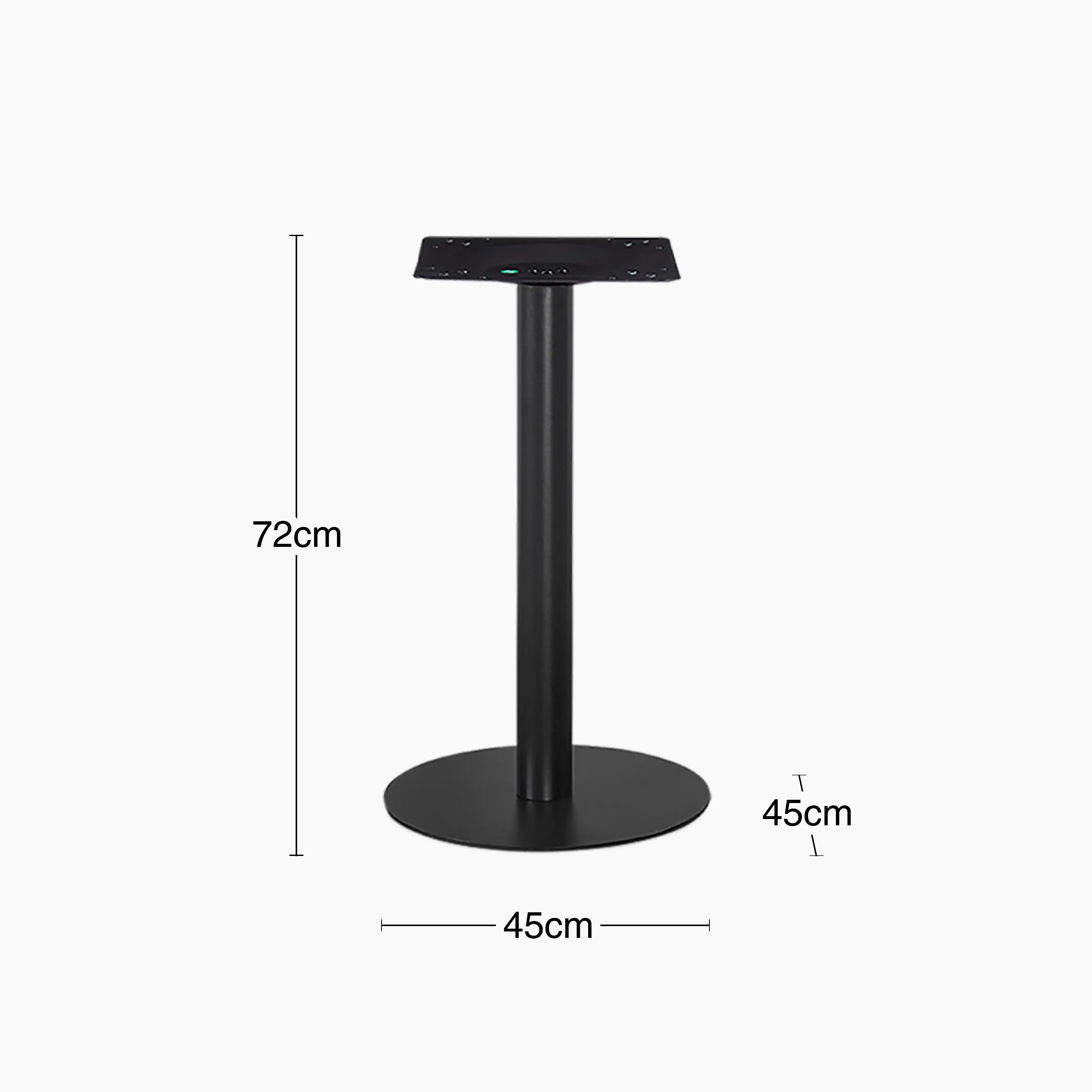 Kinsley Round Dining Table Base | Black - Image 2