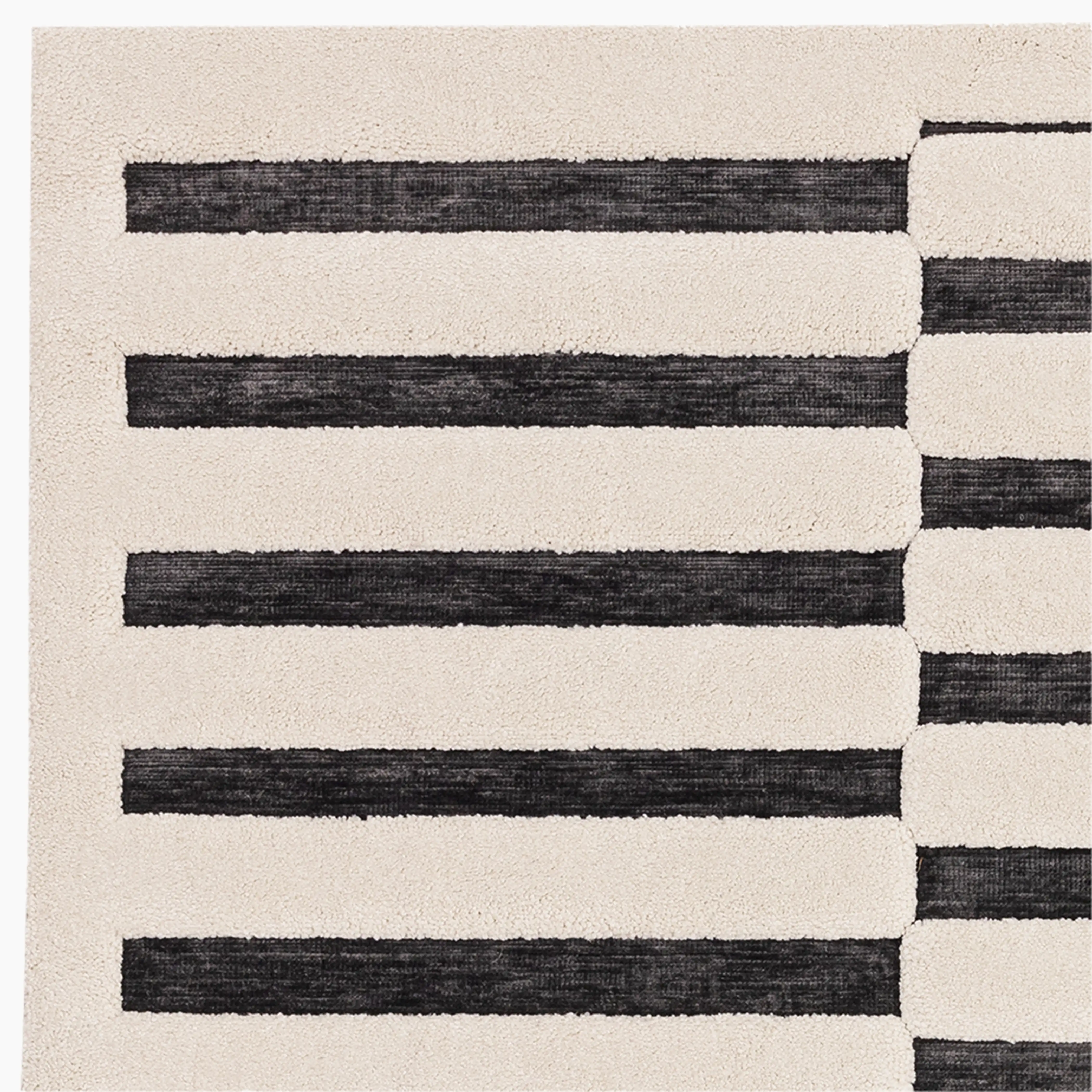 Landon Rug | Charcoal & Ivory - Image 4