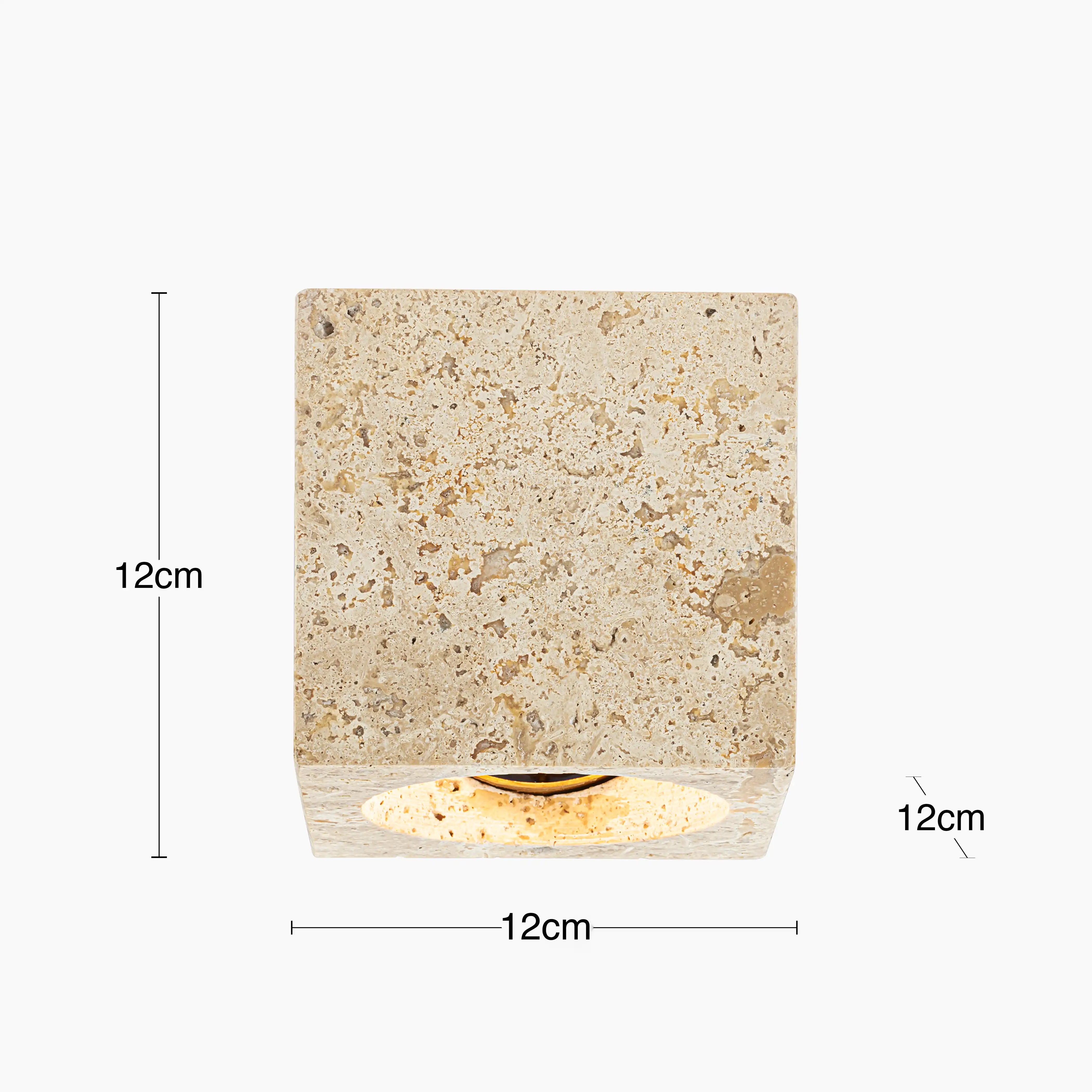 Leila Wall Light | Natural Travertine - Image 3