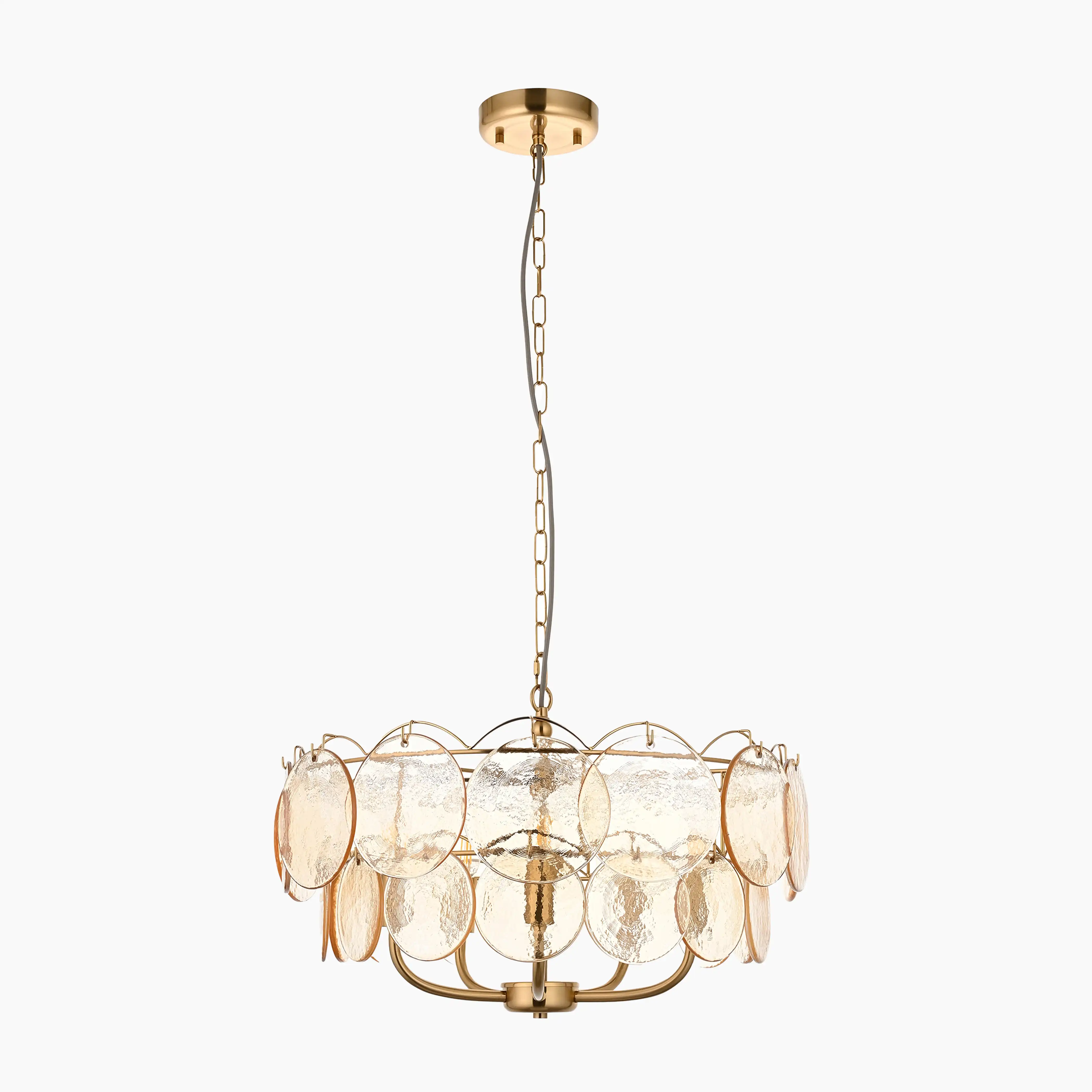 Lenora 5 Light Pendant Light | Brass - Image 2